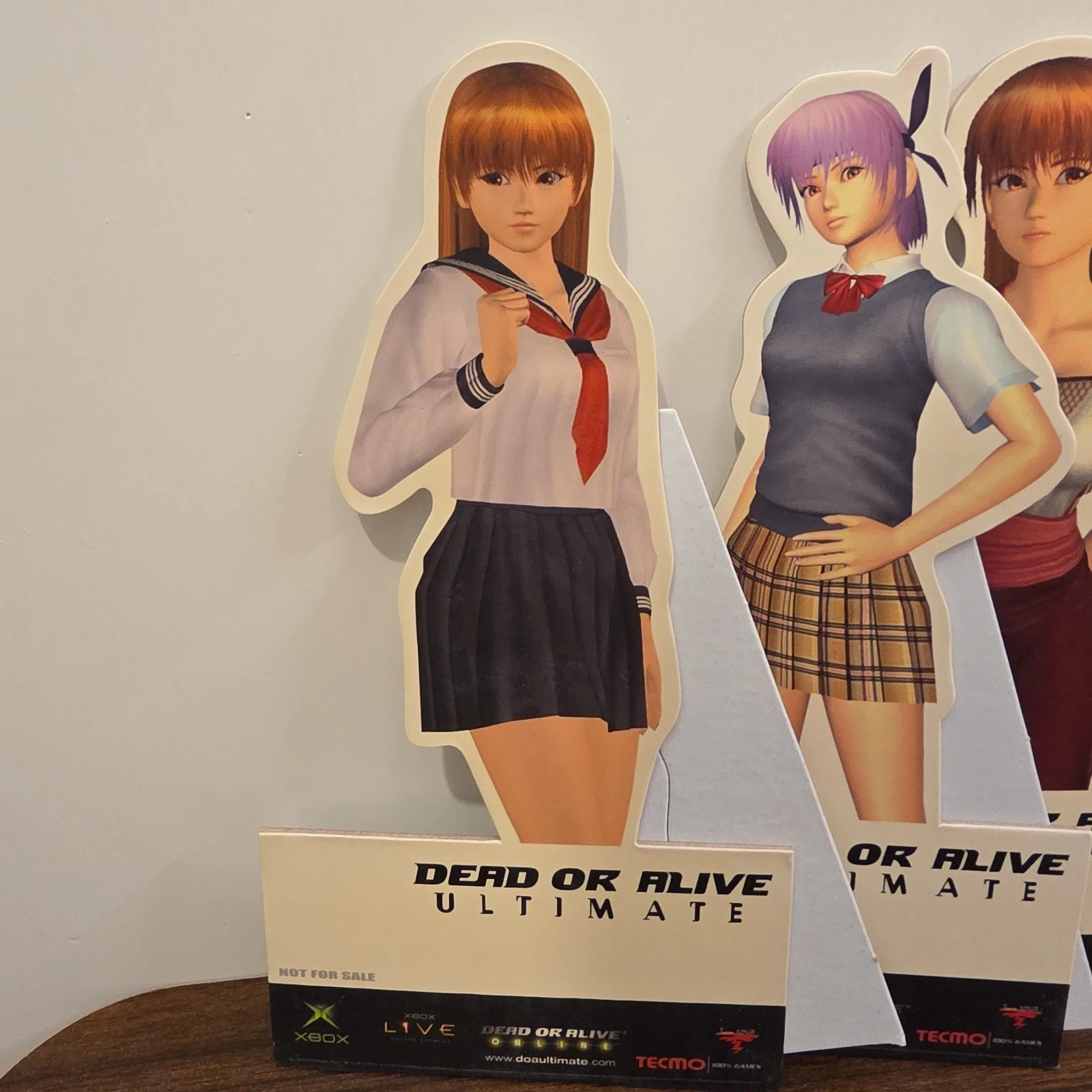 Dead Or Alive Ultimate Xbox Live Original Counter Standee Girls 8x Complete set