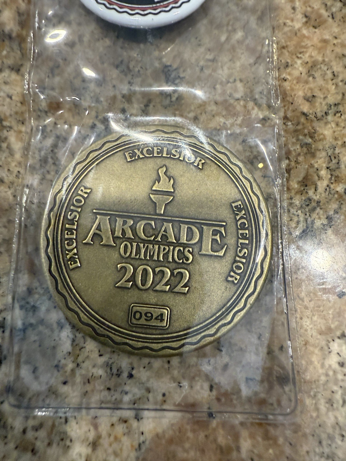 Arcade Monsters Arcade Olympics 2022 Challenge Coin #094 w Pin