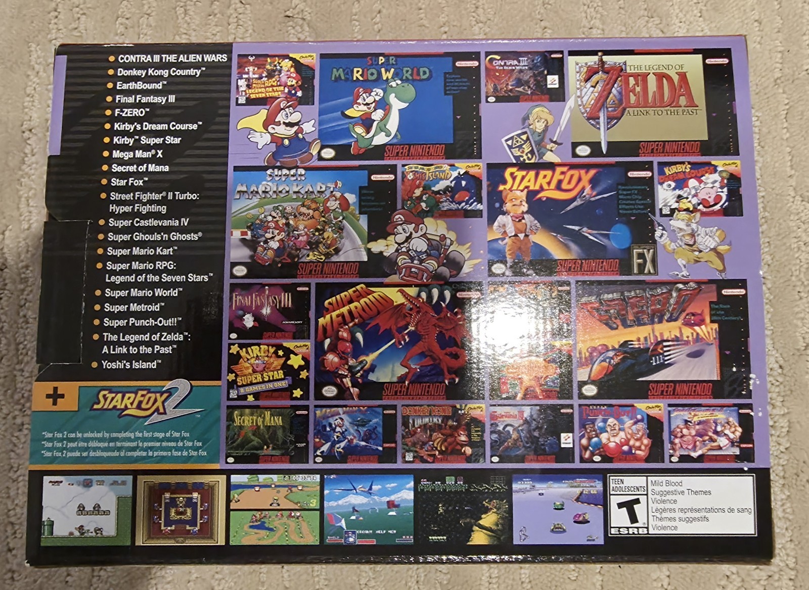 CIB Nintendo SNES Super Nintendo Classic Edition Entertainment Mini Console HDMI