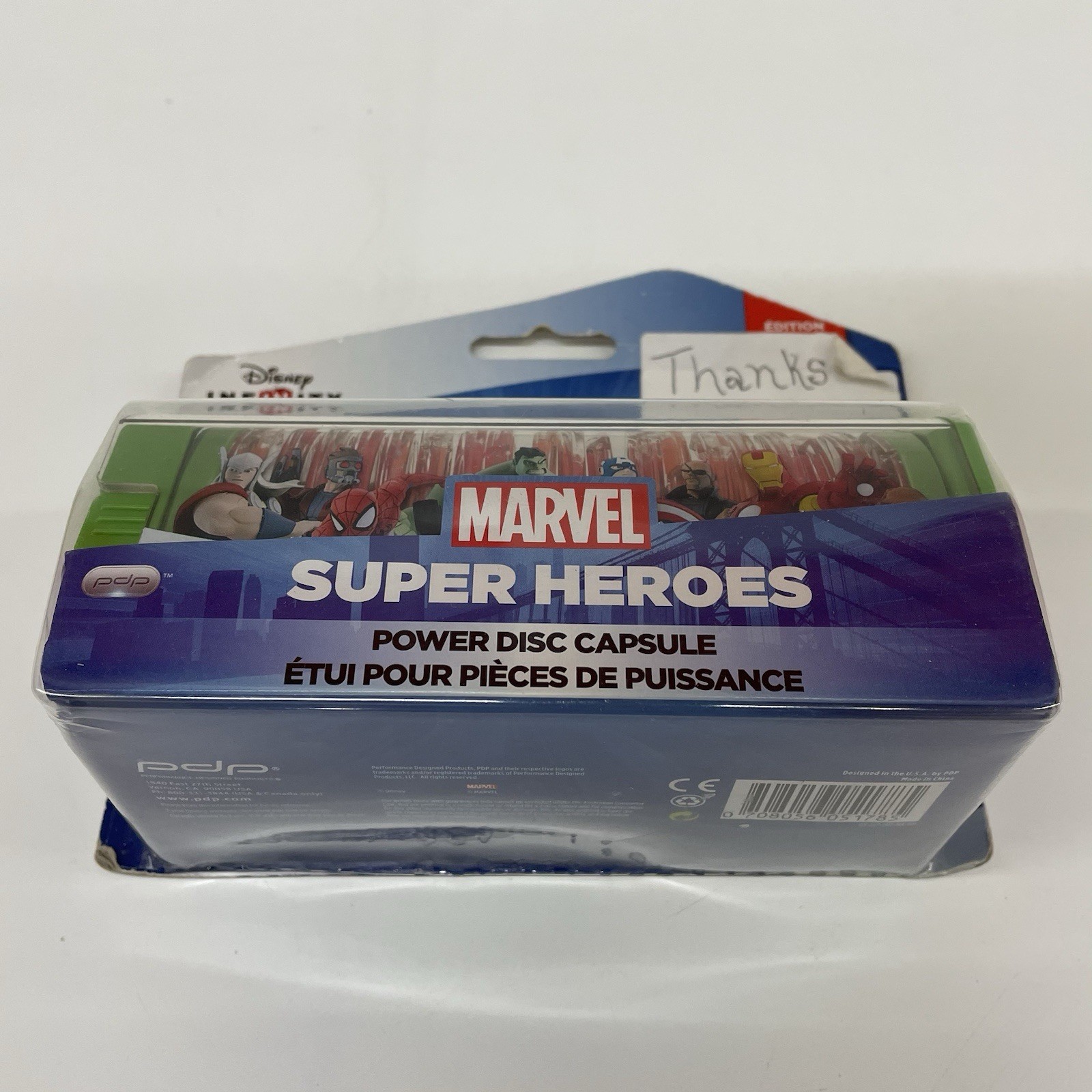 Disney Infinity 2.0 Marvel Super Heroes Power Disc Capsule Green Holds 22 Dics