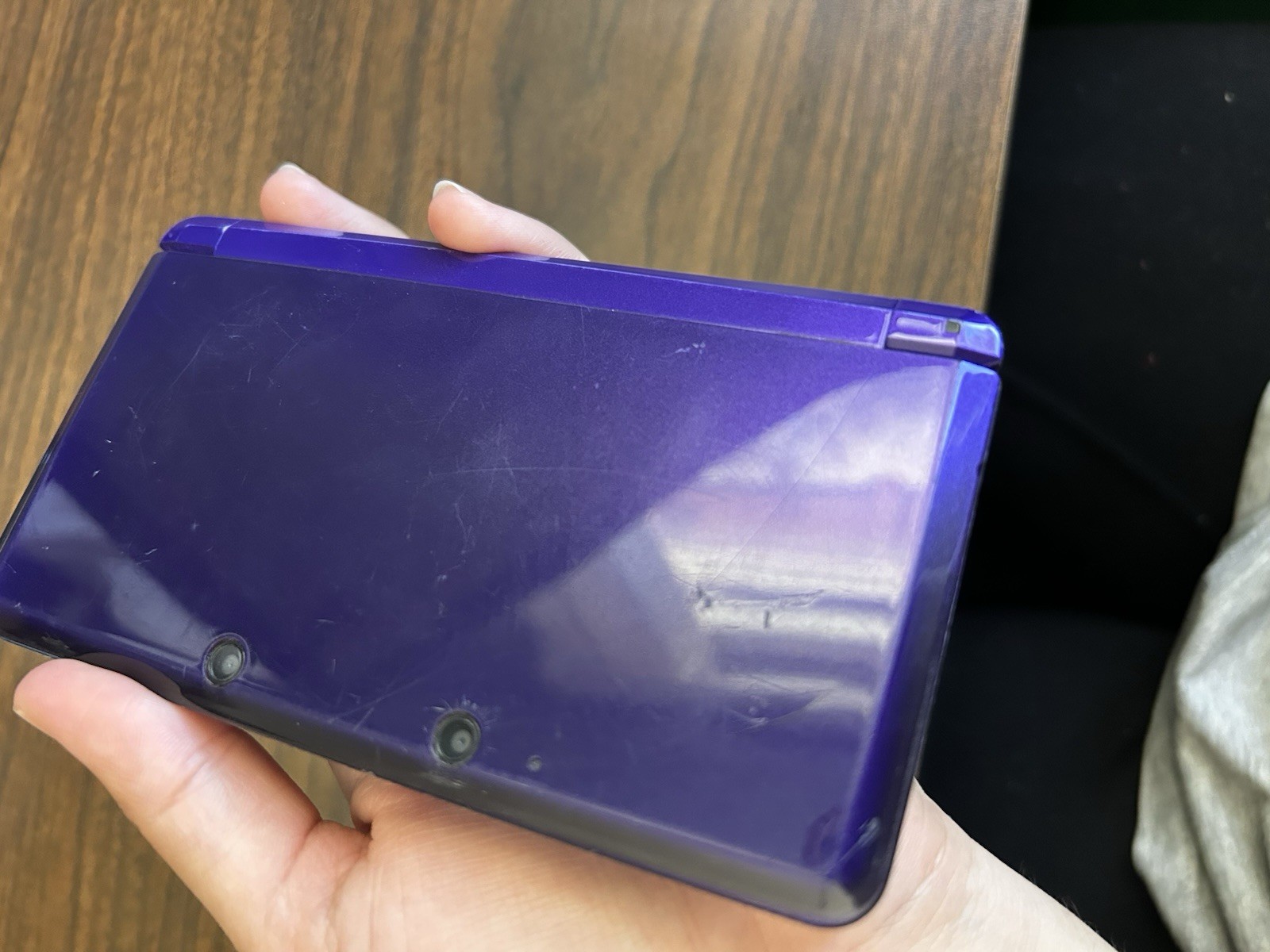 USA VERSION Nintendo 3DS Handheld System tested/working-midnight purple (B)
