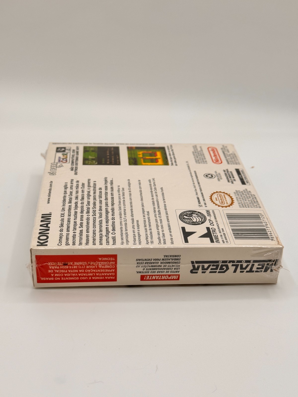 Metal Gear Solid Game Boy Color Gradiente Playtronic Brazil Version Brand New