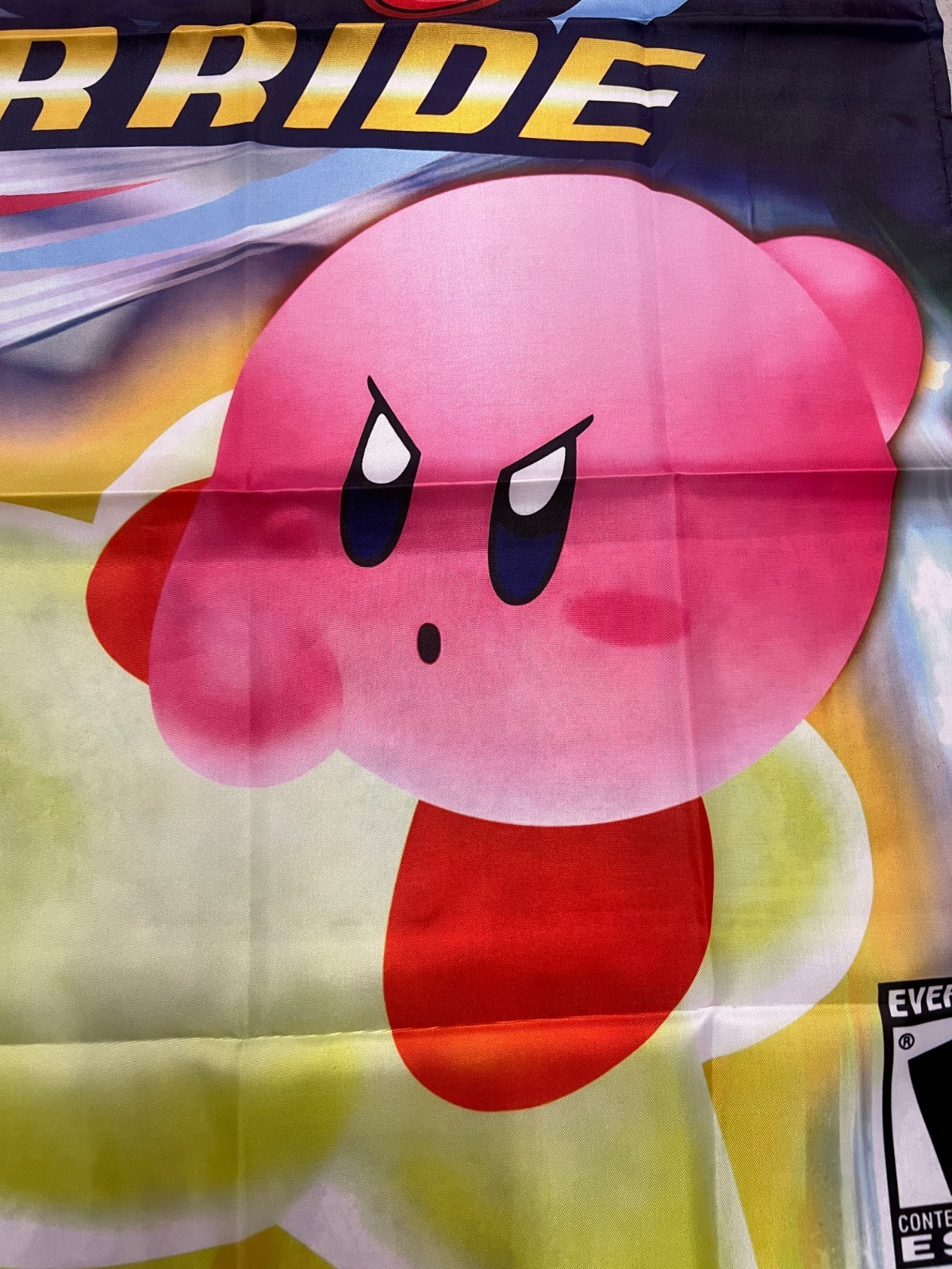 Kirby Air Ride Wall Flag Banner Tapestry 2 x 3 Ft, Gamecube