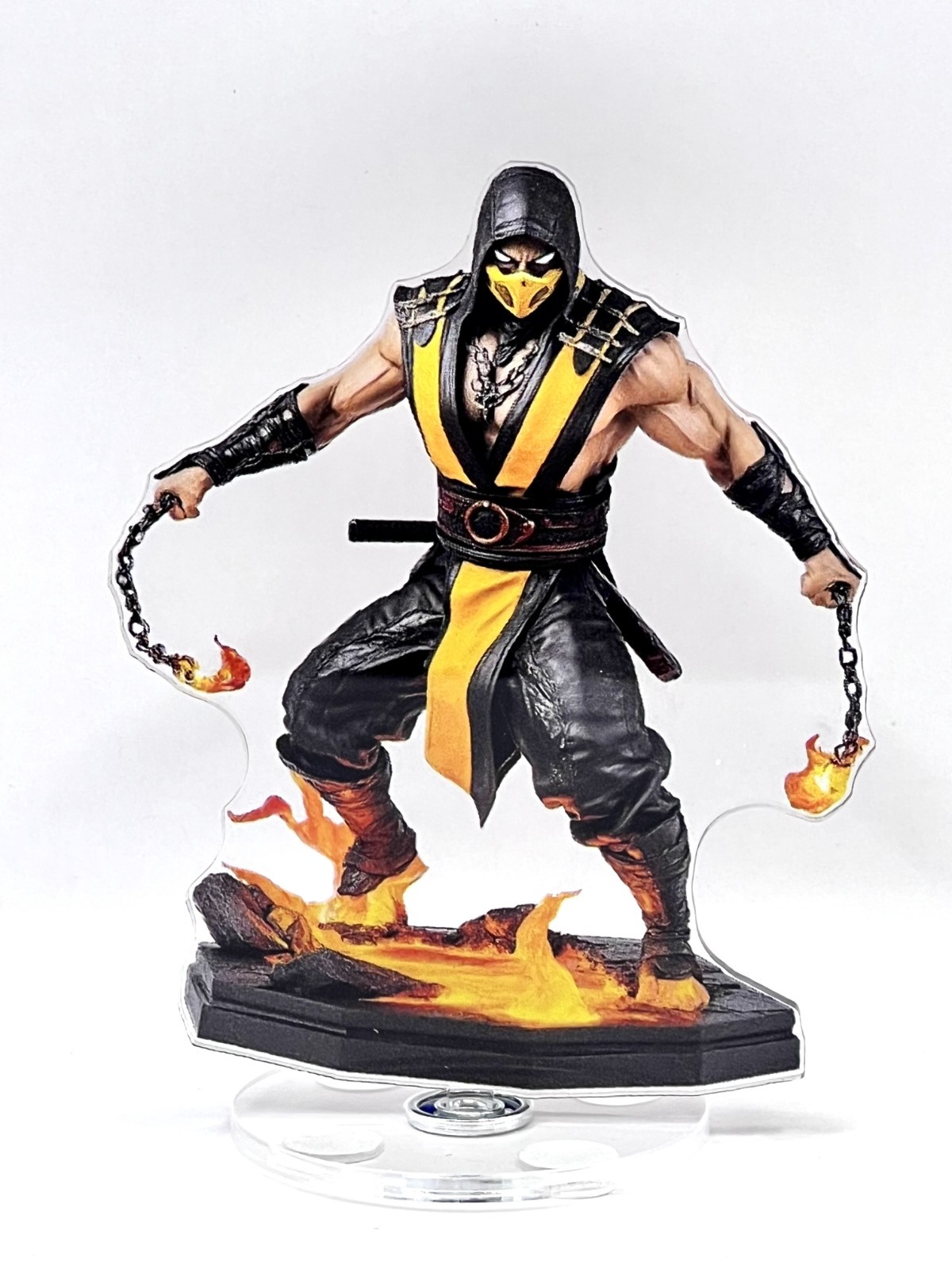 Mortal Kombat The Scorpion 2D Acrylic Stand Collectible Figure for Decor