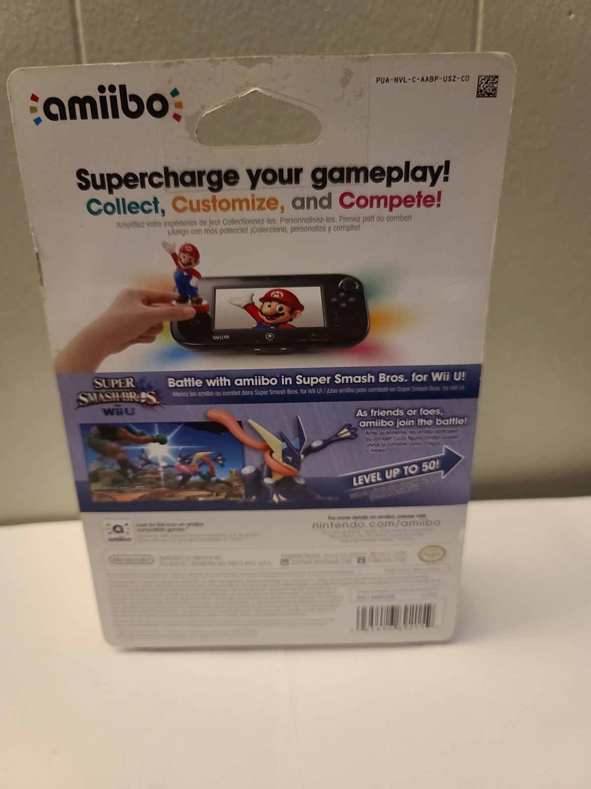 Nintendo Wii U Greninja Amiibo Action Figure – NVLCAABP