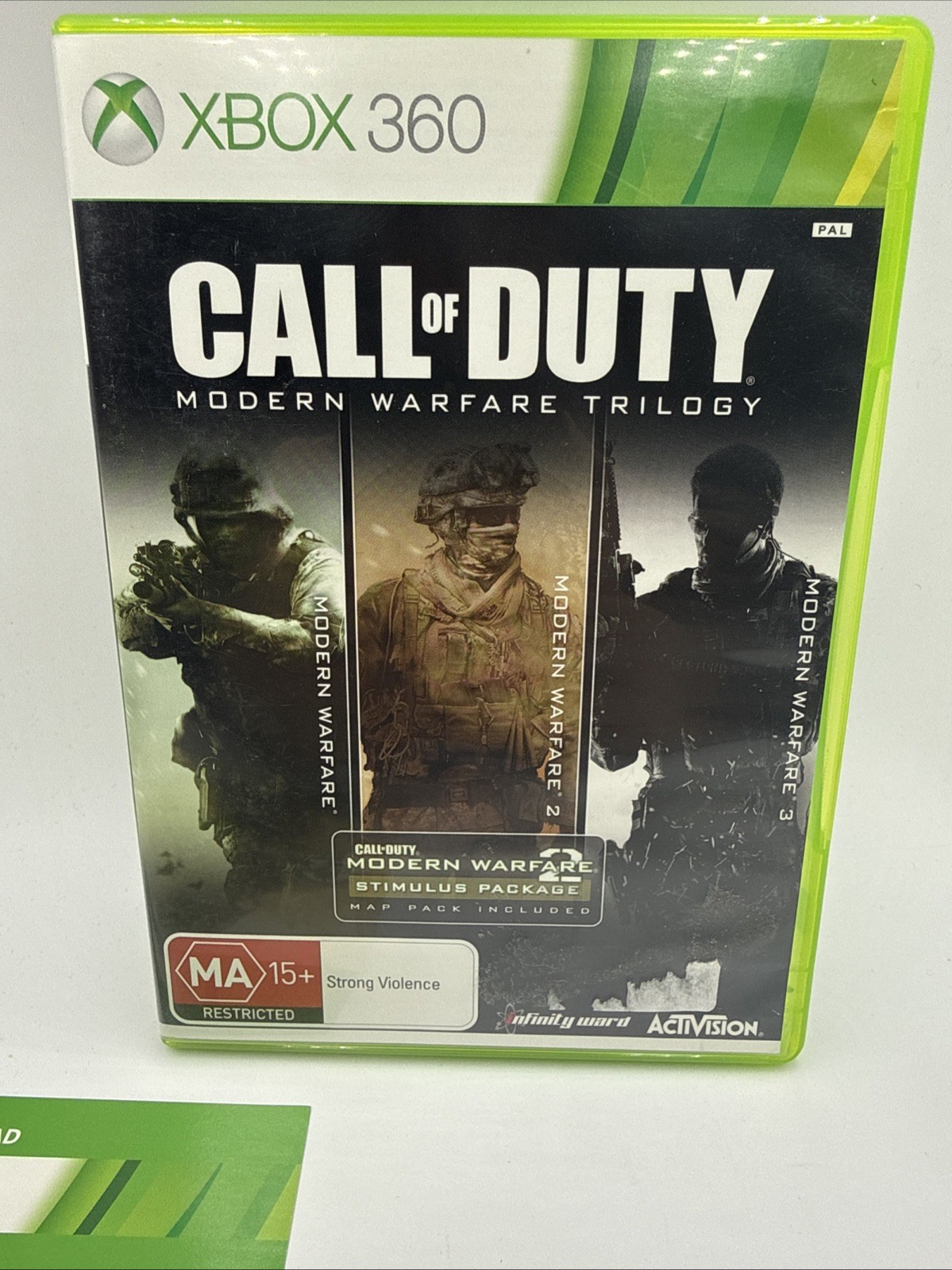 Call of Duty Modern Warfare Trilogy Xbox 360 SUPER RARE GEM! MW1, MW2, MW3