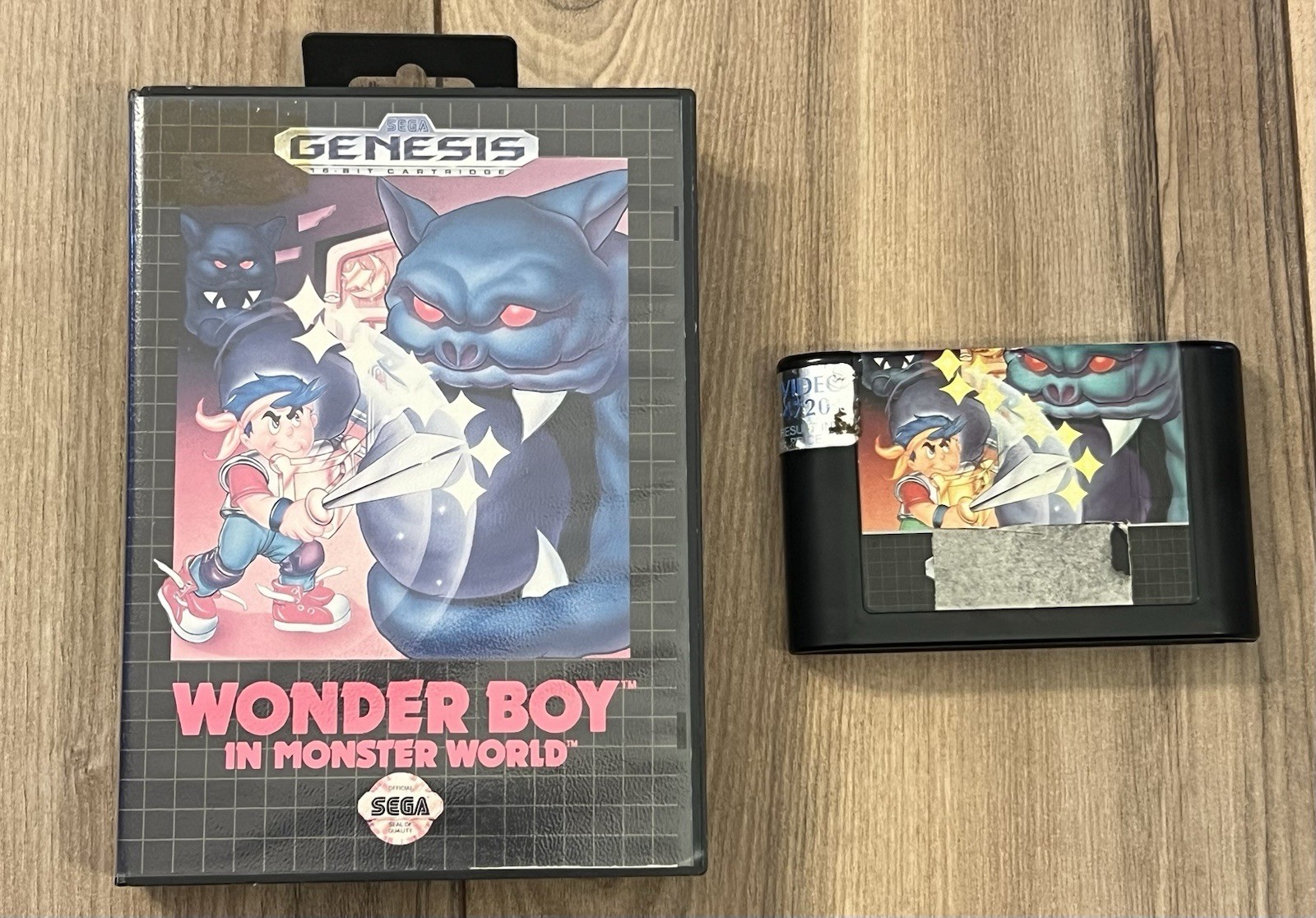 Wonder Boy in Monster World (Sega Genesis, 1990) No Manual Tested Works