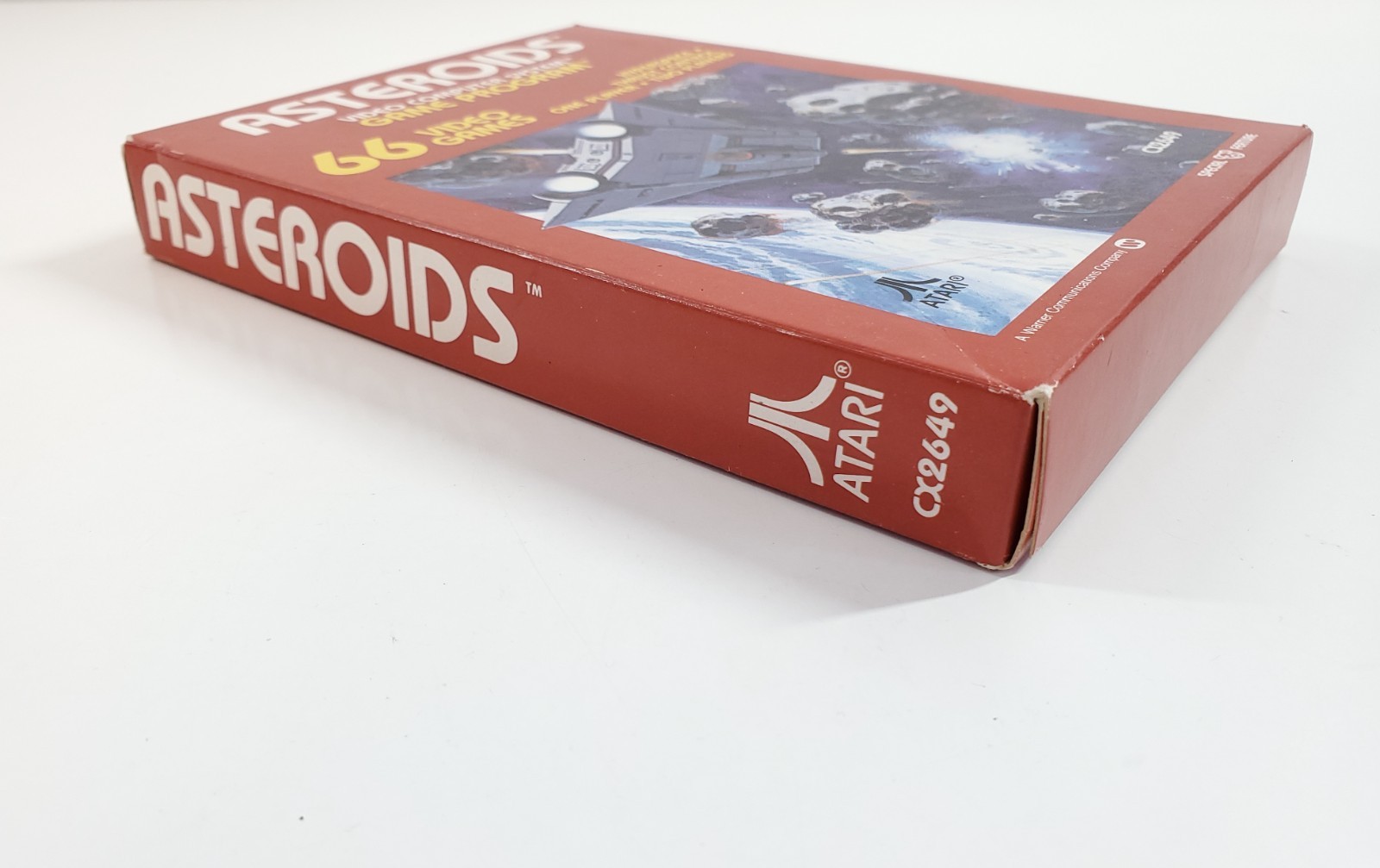 Atari 2600 Asteroids 1981 Game CX 2649 Cartridge w Manual and Box