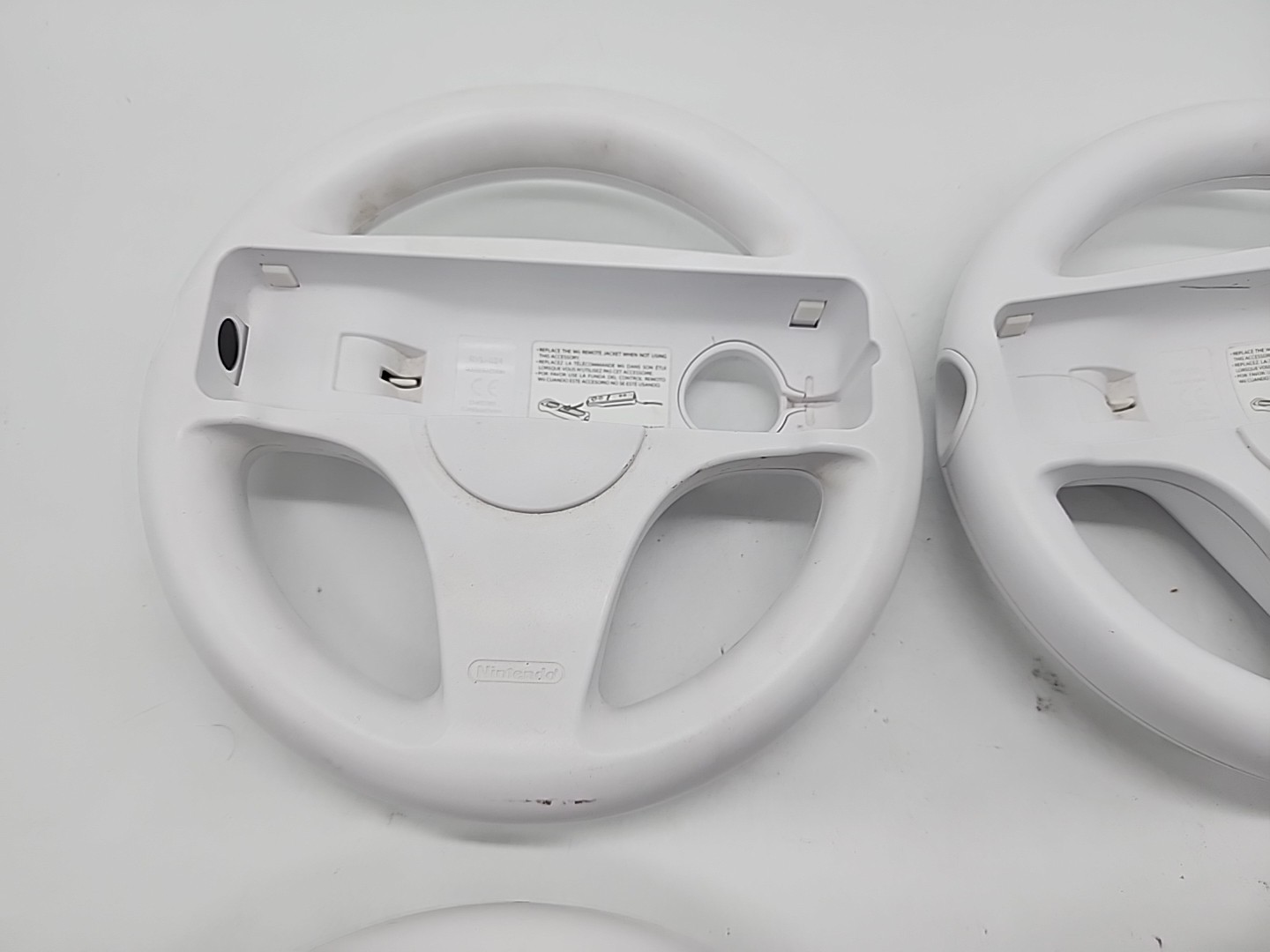 Lot 4 OEM Official Genuine NINTENDO Wii MARIO KART Racing Steering Wheel RVL-024
