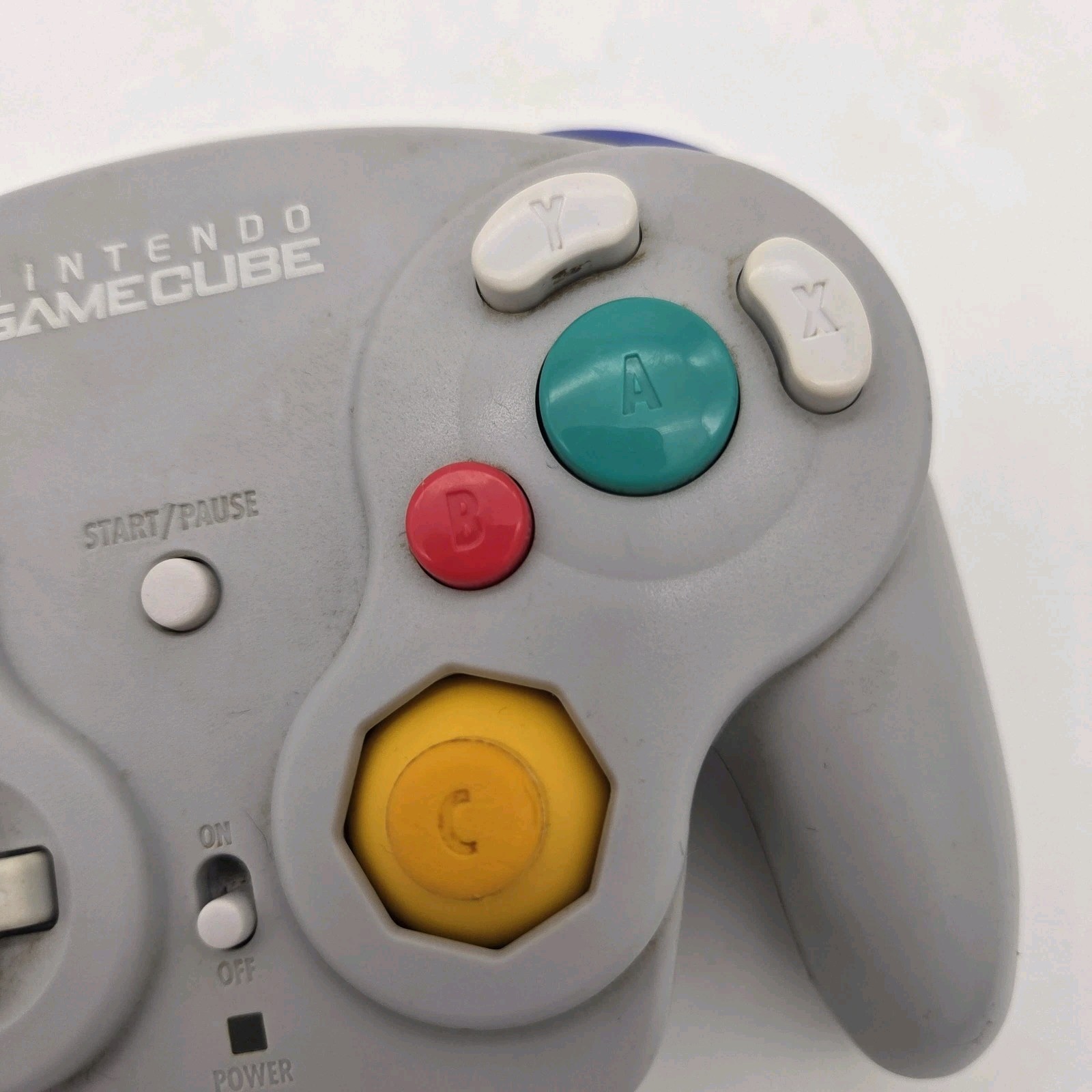 Nintendo Gamecube GC Wavebird Controller Gray NO DONGLE Lot Of 2 – Tested