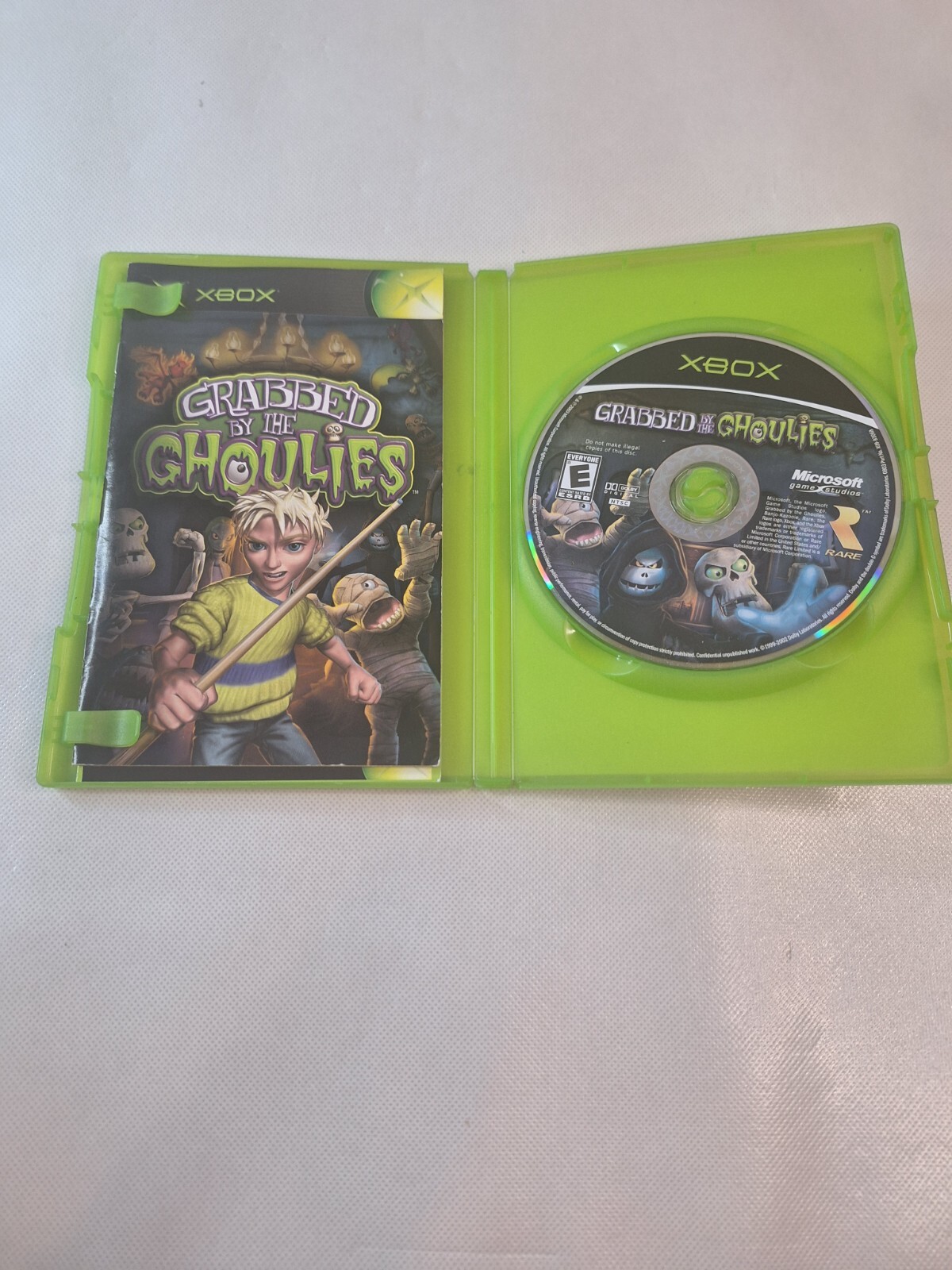 Grabbed by the Ghoulies (Microsoft Xbox, 2003) C.I.B Nice Shape!