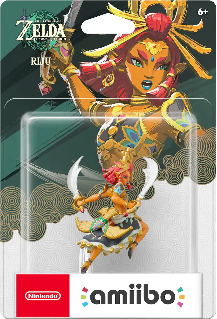 Nintendo amiibo – Riju: The Legend of Zelda Series Collectible Figure NFC Enable