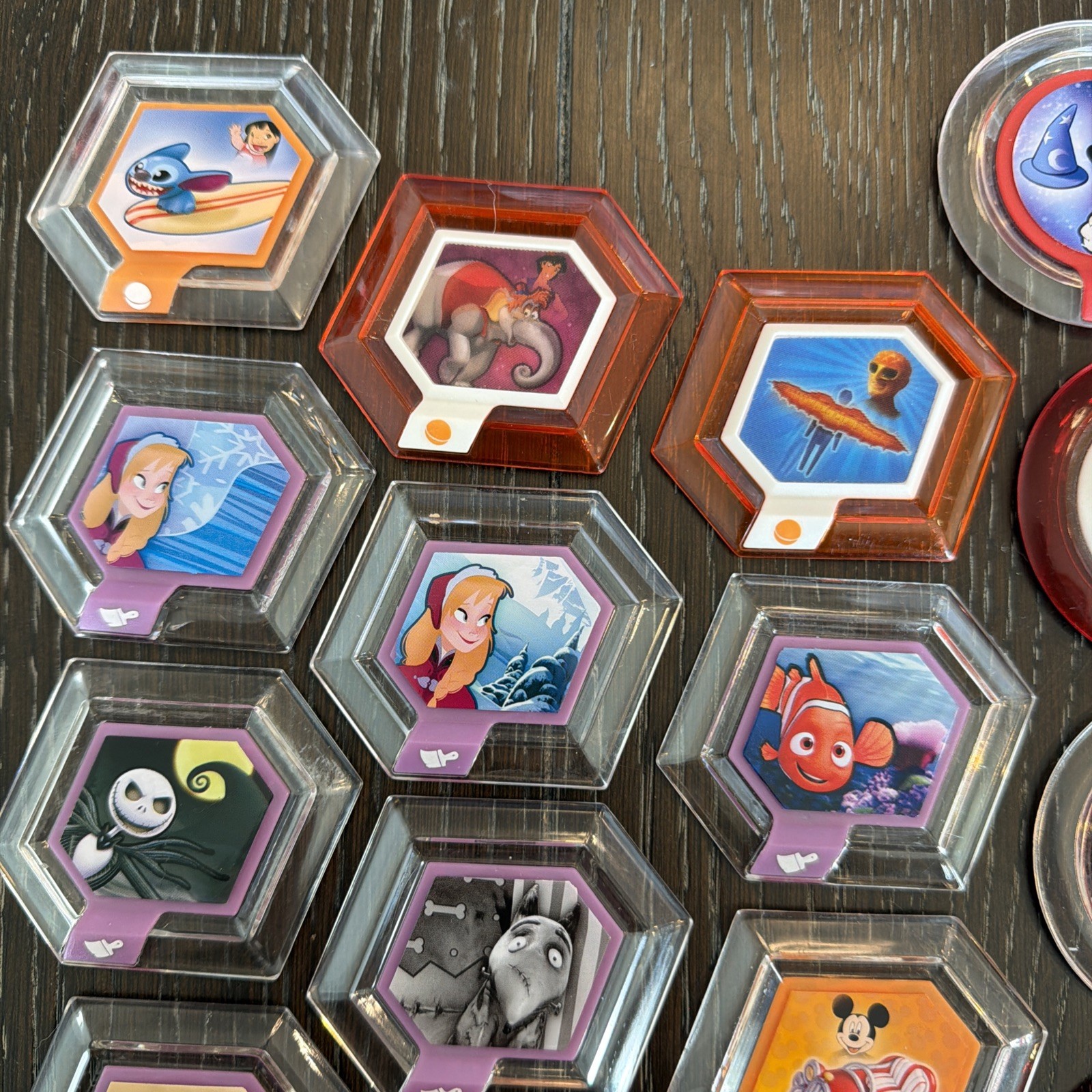 Disney Infinity 1.0 Power Disc Lot Of 23 No Duplicates (Lot 7)
