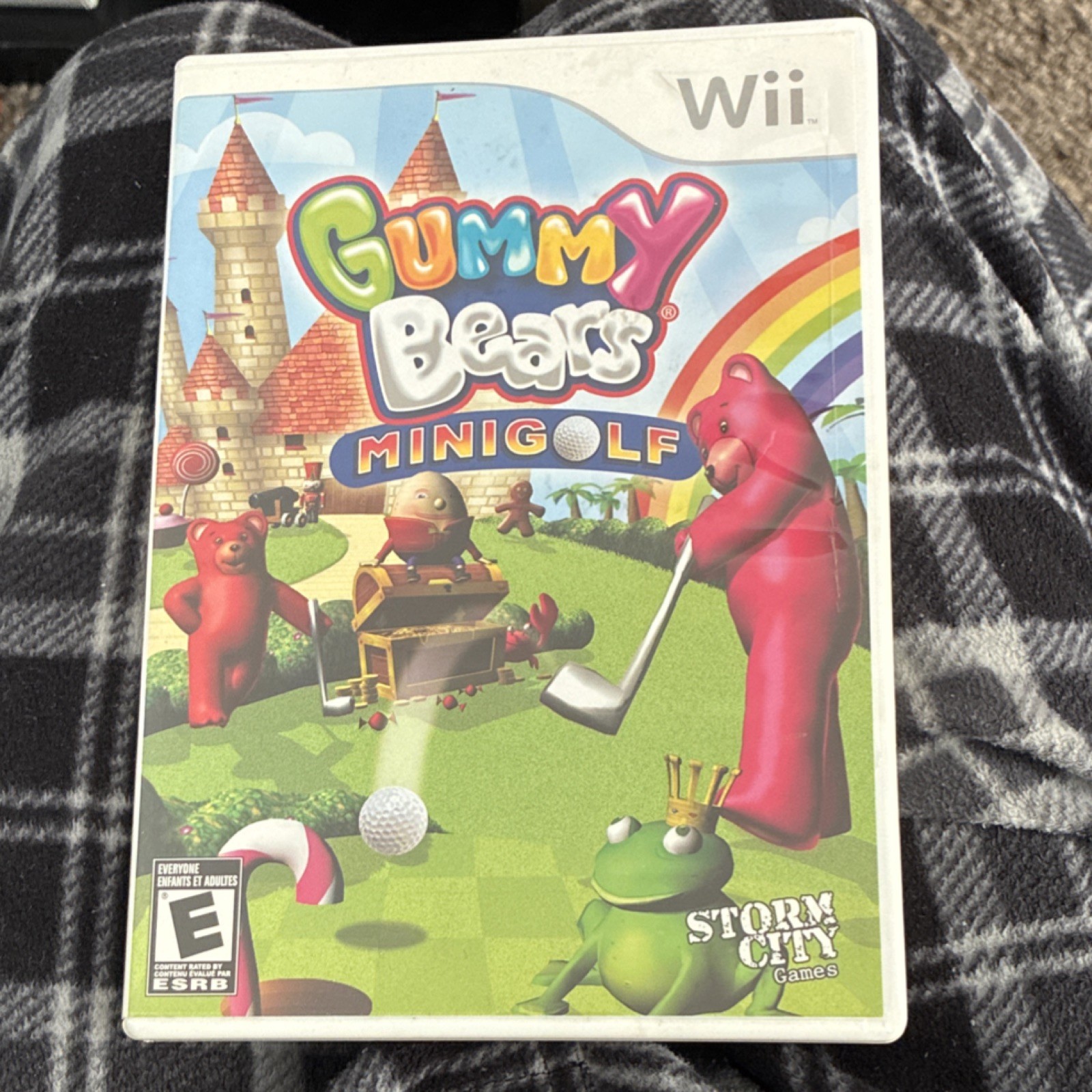 Storm City Games Gummy Bears Minigolf Nintendo Wii Sports Manual 2010 NTSC E