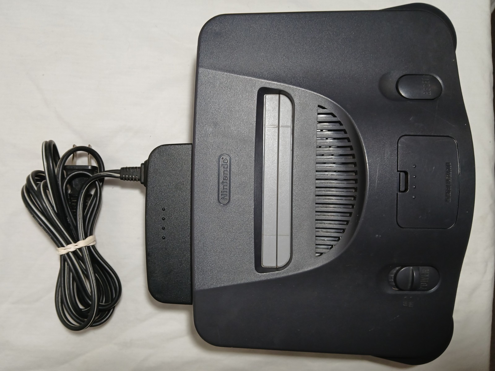 Nintendo 64 Console with Power Cord – No AV Cord or Controllers – Tested Working