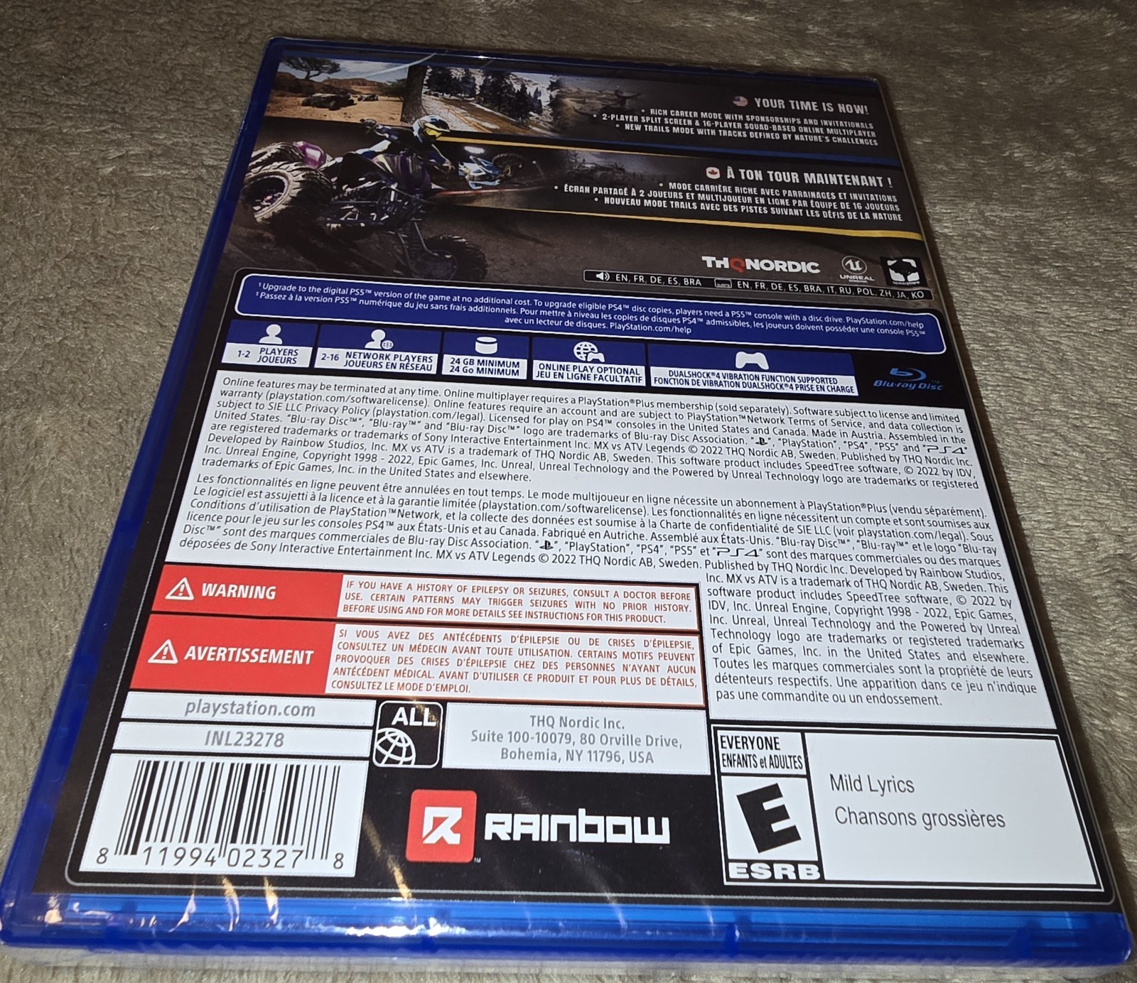 THQ Nordic MX vs ATV Legends PS4 Racing Game PS5 Upgrade Available
