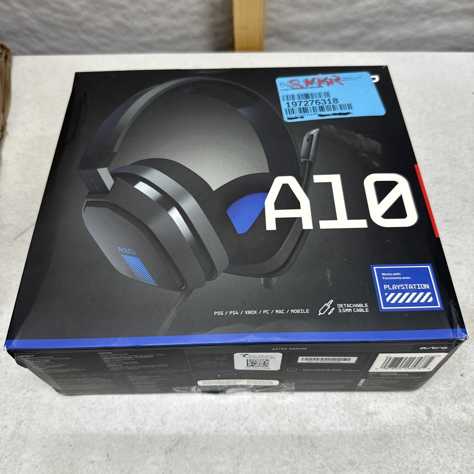 Astro Gaming A10 Wired Stereo Gaming Headset for PlayStation 4/5 – Blue/Black