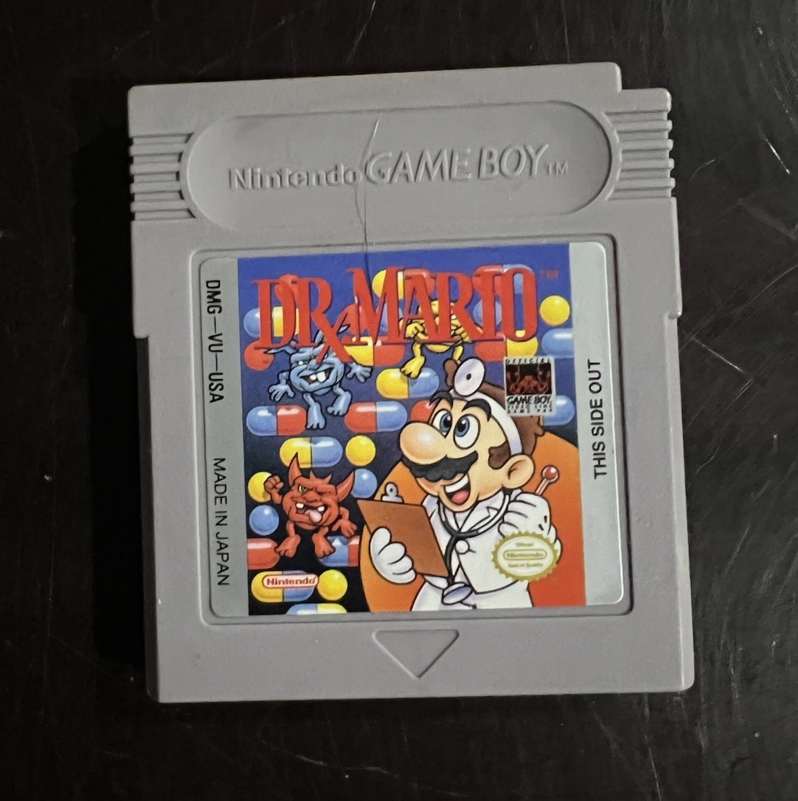 Dr. Mario (Nintendo Game Boy, 1990) Authentic Tested – Cartridge Only