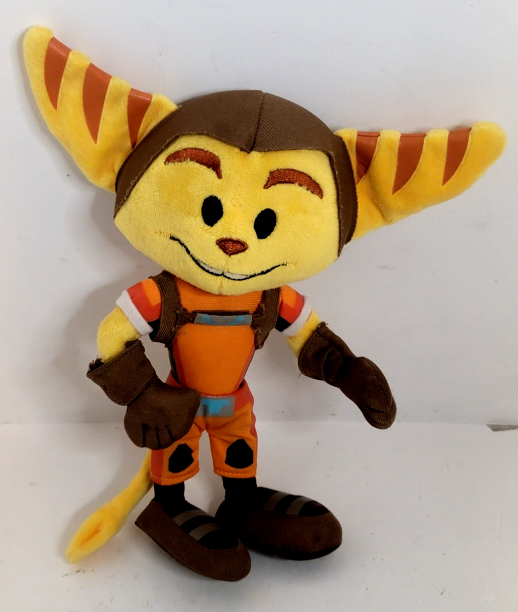 SCEA 2011 Ratchet & Clank “Ratchet” Plush 9″ See Pics/Cond. Fast Shipping