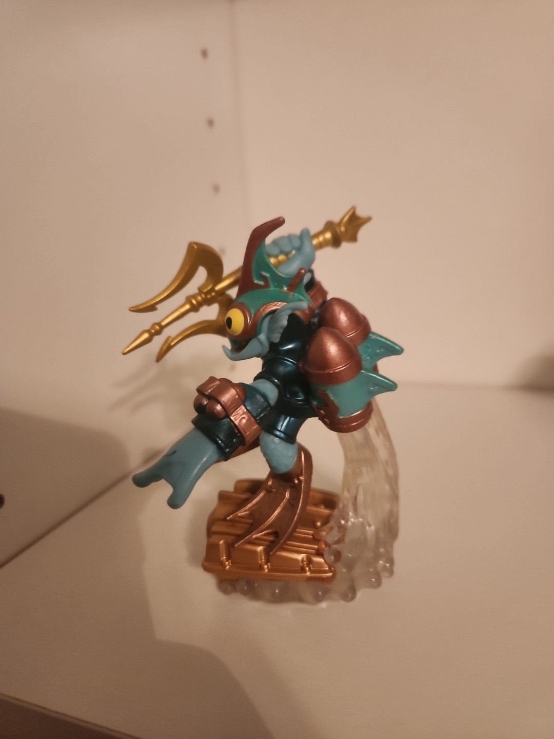 *RARE* Skylanders Superchargers DEEP DIVE GILL GRUNT Figure CLEAR WATER READ