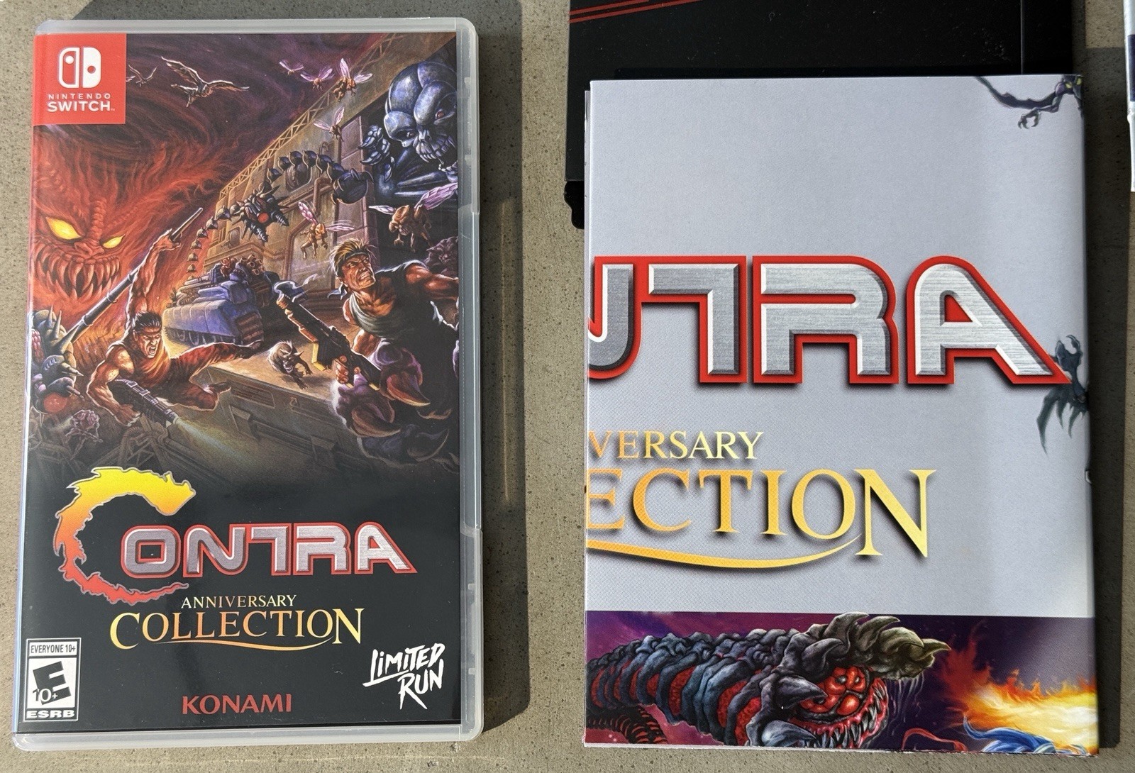 Contra Anniversary Collection Ultimate Edition Switch Limited Run #140 NO GAME