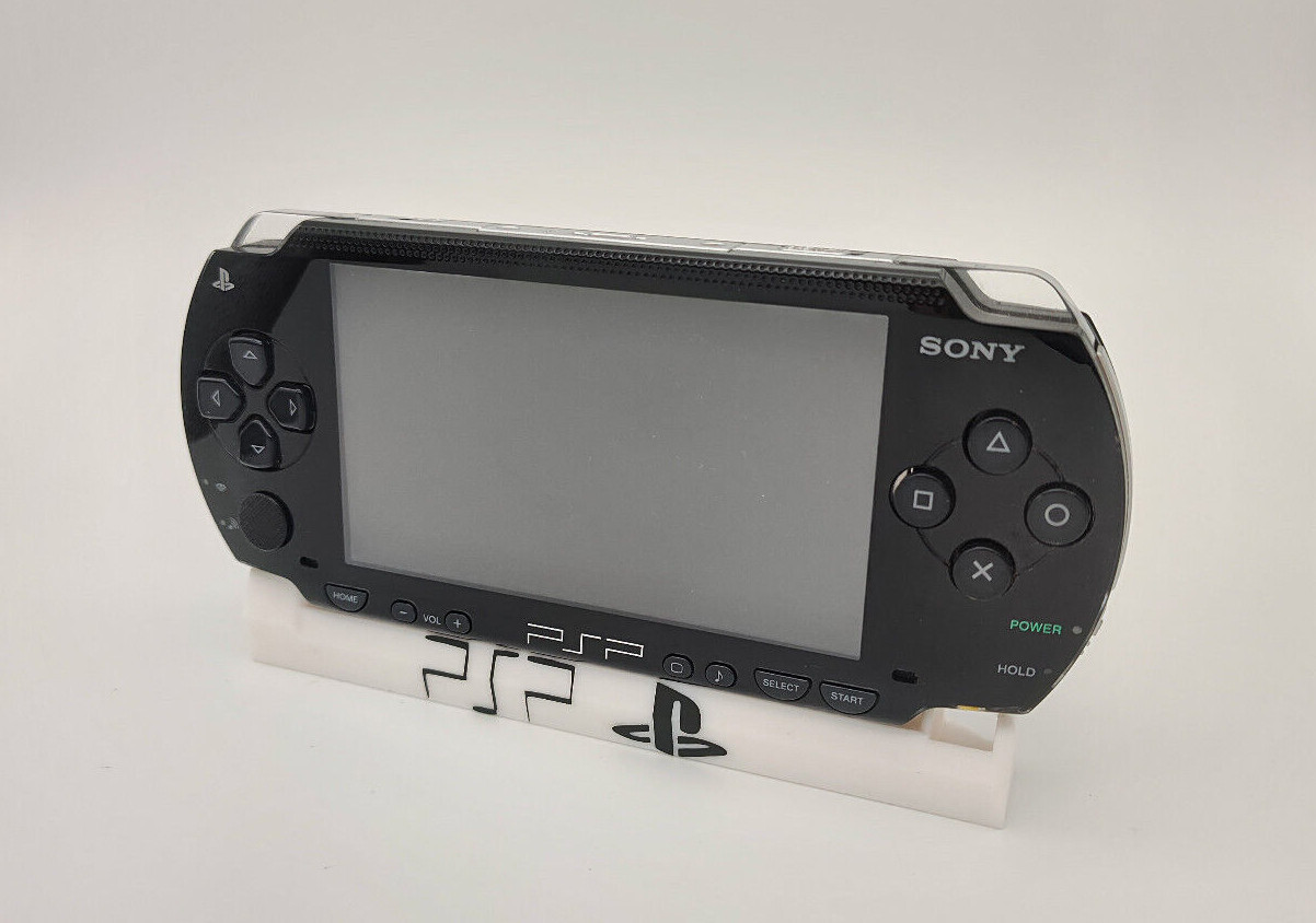 SONY PSP 1000 2000 3000 LOW PROFILE CHARGING DISPLAY STAND – Optional UMD Holder