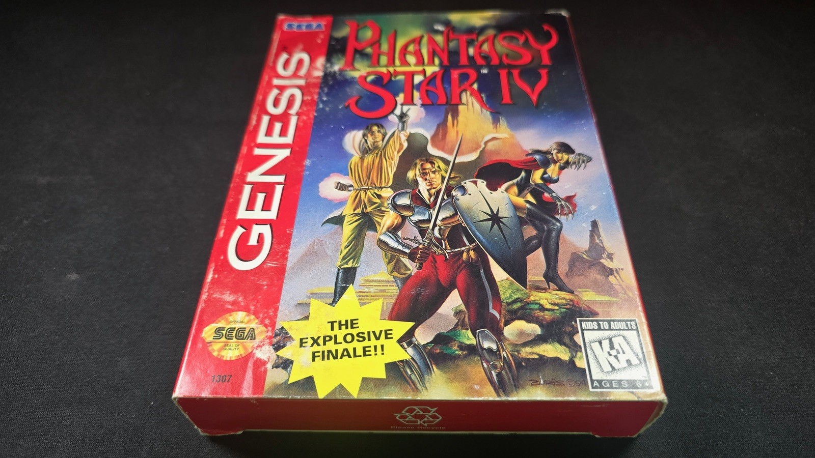 Phantasy Star IV 4 Sega Genesis EXMT cond COMPLETE n box authentic+protector!