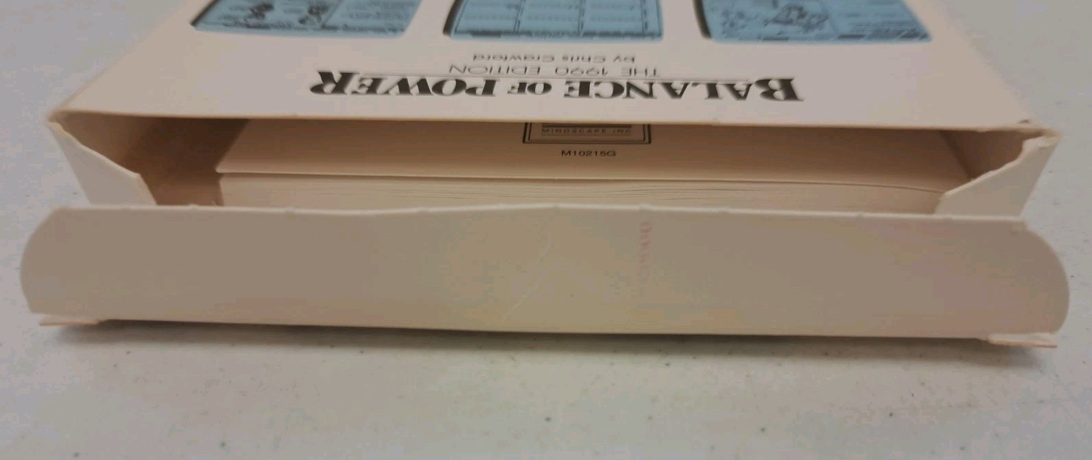 No Discs-Box/Manual Only- Balance of Power The 1990 Edition-Amiga 512