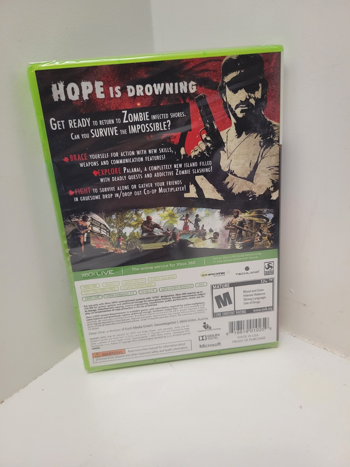 Dead Island: Riptide – Special Edition (Microsoft Xbox 360, 2013) New -SEALED