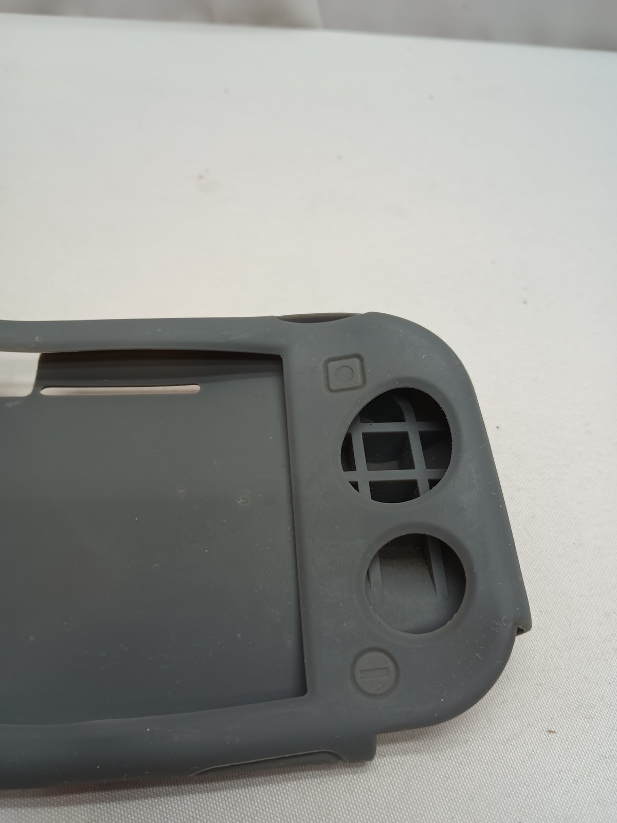 Grey Silicone Gel Rubber Protective Skin For Nintendo Switch Lite Gray
