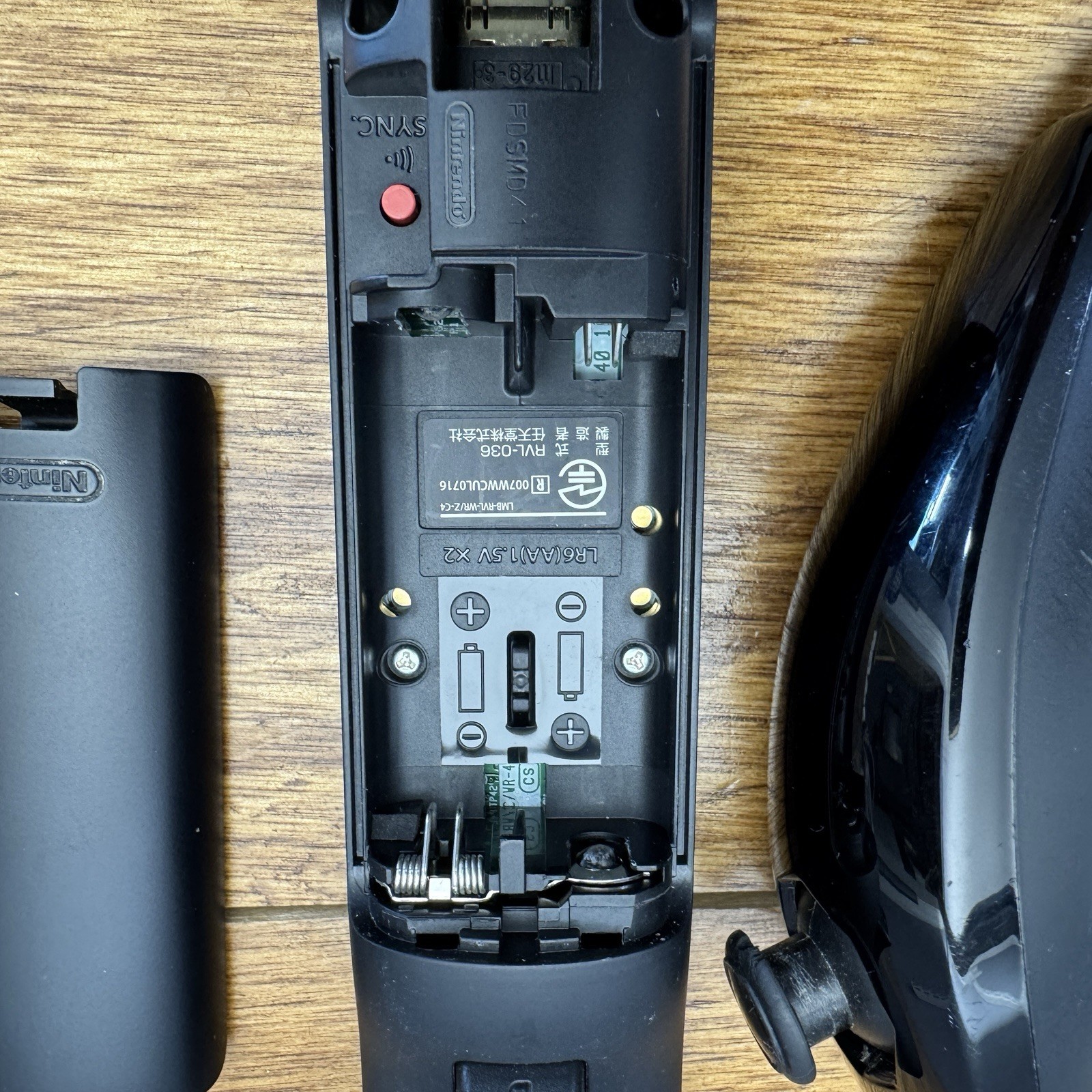 Nintendo Wii RVL-036 Motion Plus Black Remote Controller w/OEM Nunchuck Tested
