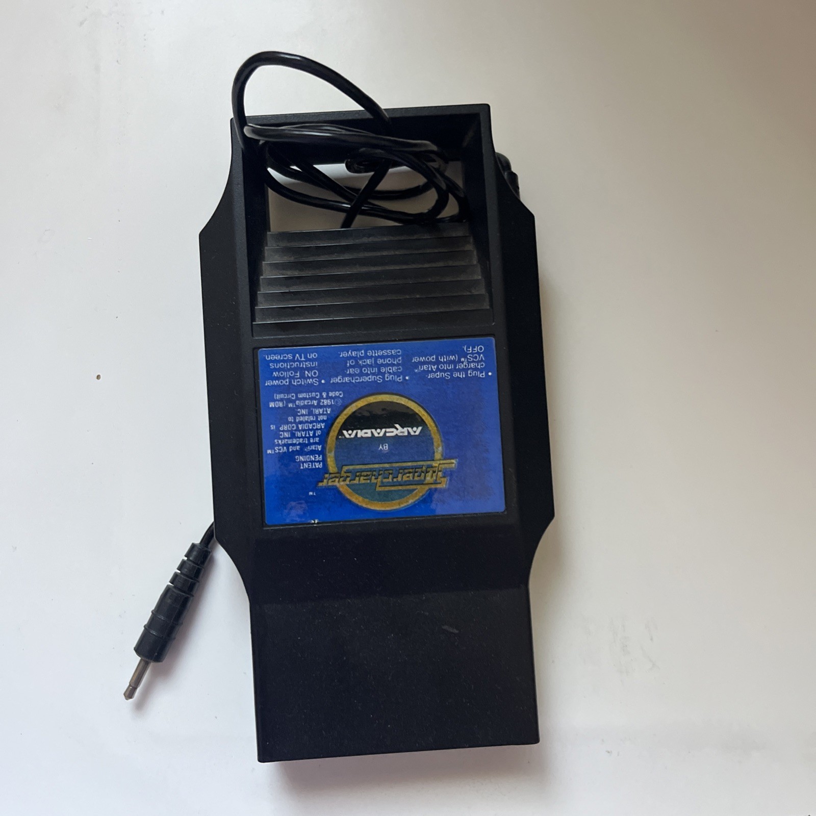 Supercharger by Starpath Arcadia Atari 2600 VCS Cassette Adapter Very Htf