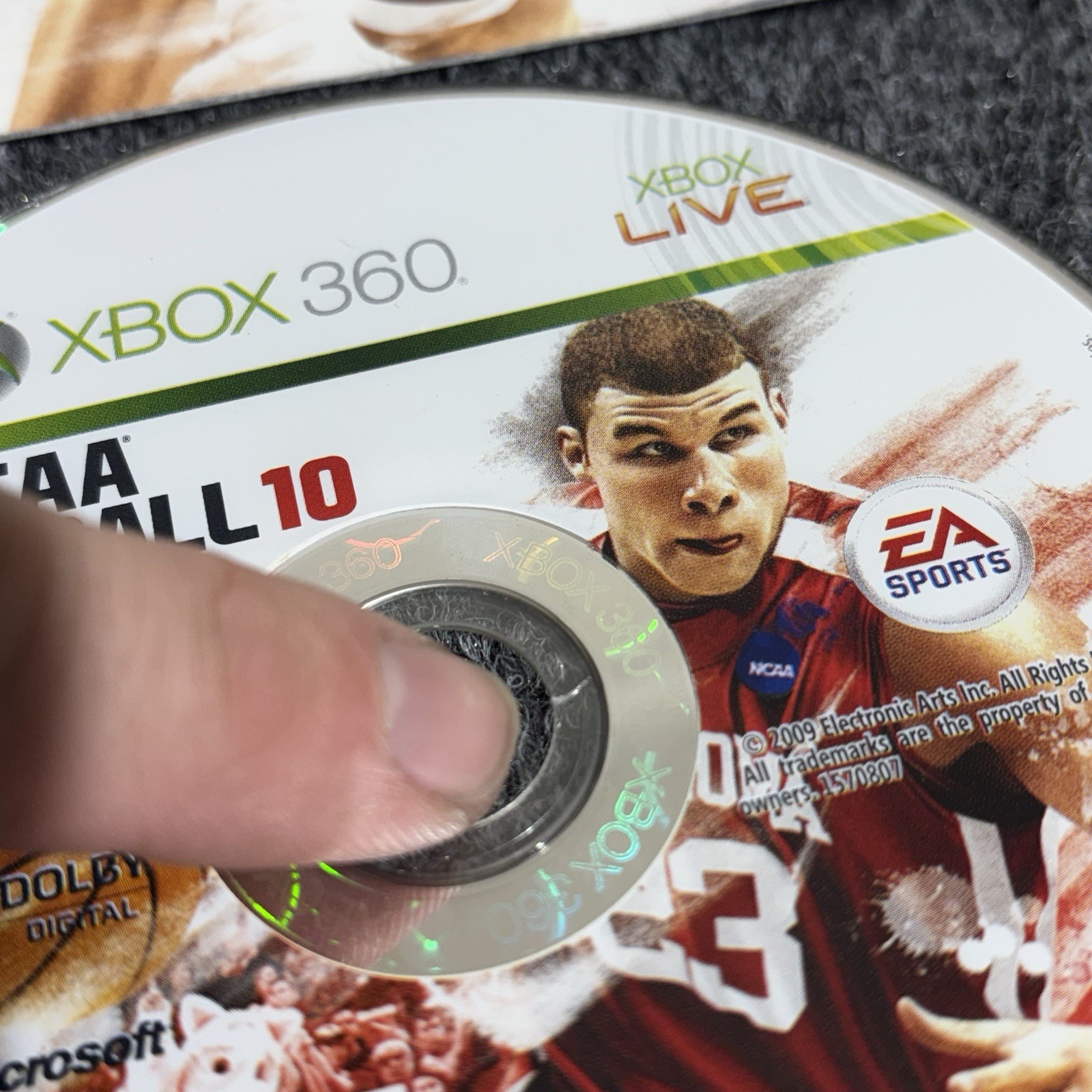 NCAA Basketball 10 (Microsoft Xbox 360) CIB Complete In Box W/ Manual Tested