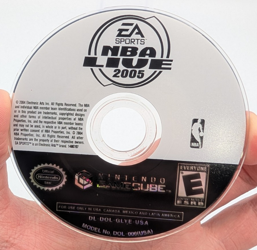 NBA Live 2005 (Nintendo GameCube, 2004) – CIB Complete – Tested