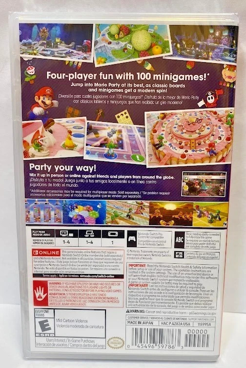 Mario Party Superstars (US) + Mario Party Jamboree (US) Switch Special Bundle