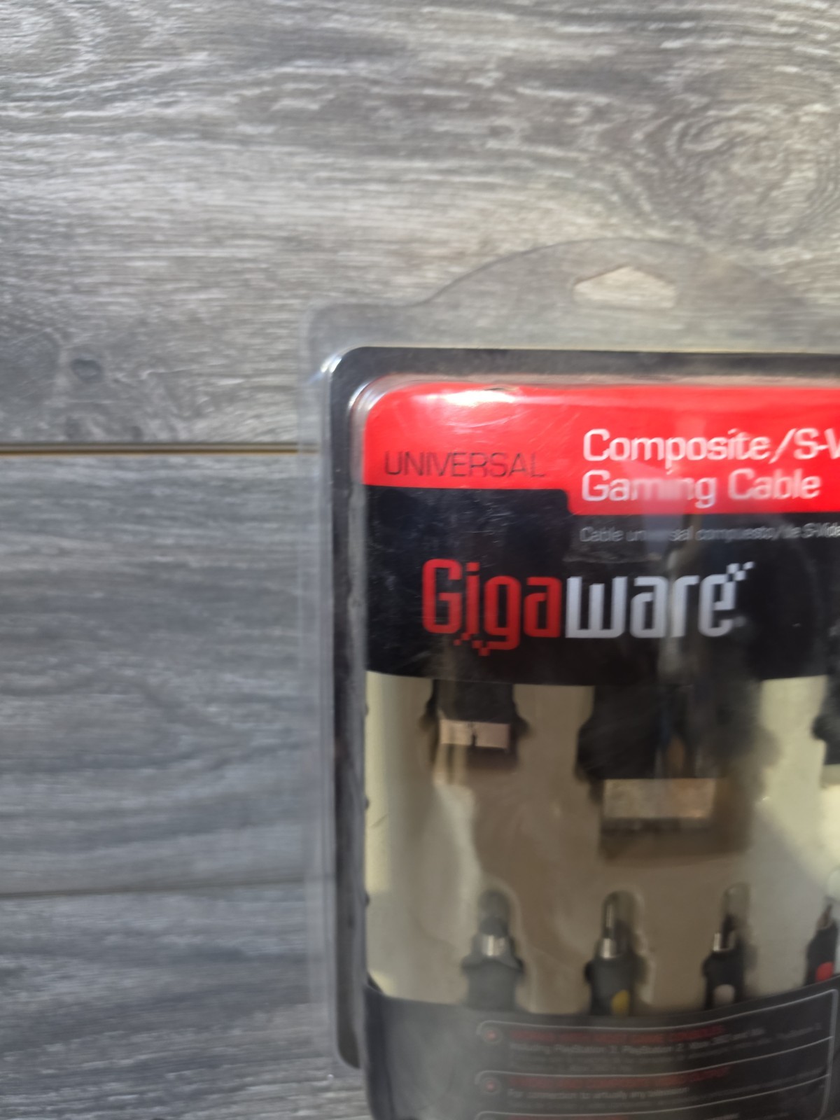 Gigaware Universal Composite/S-Video Gaming A/V Cable F2.3 New In Box 8 Feet