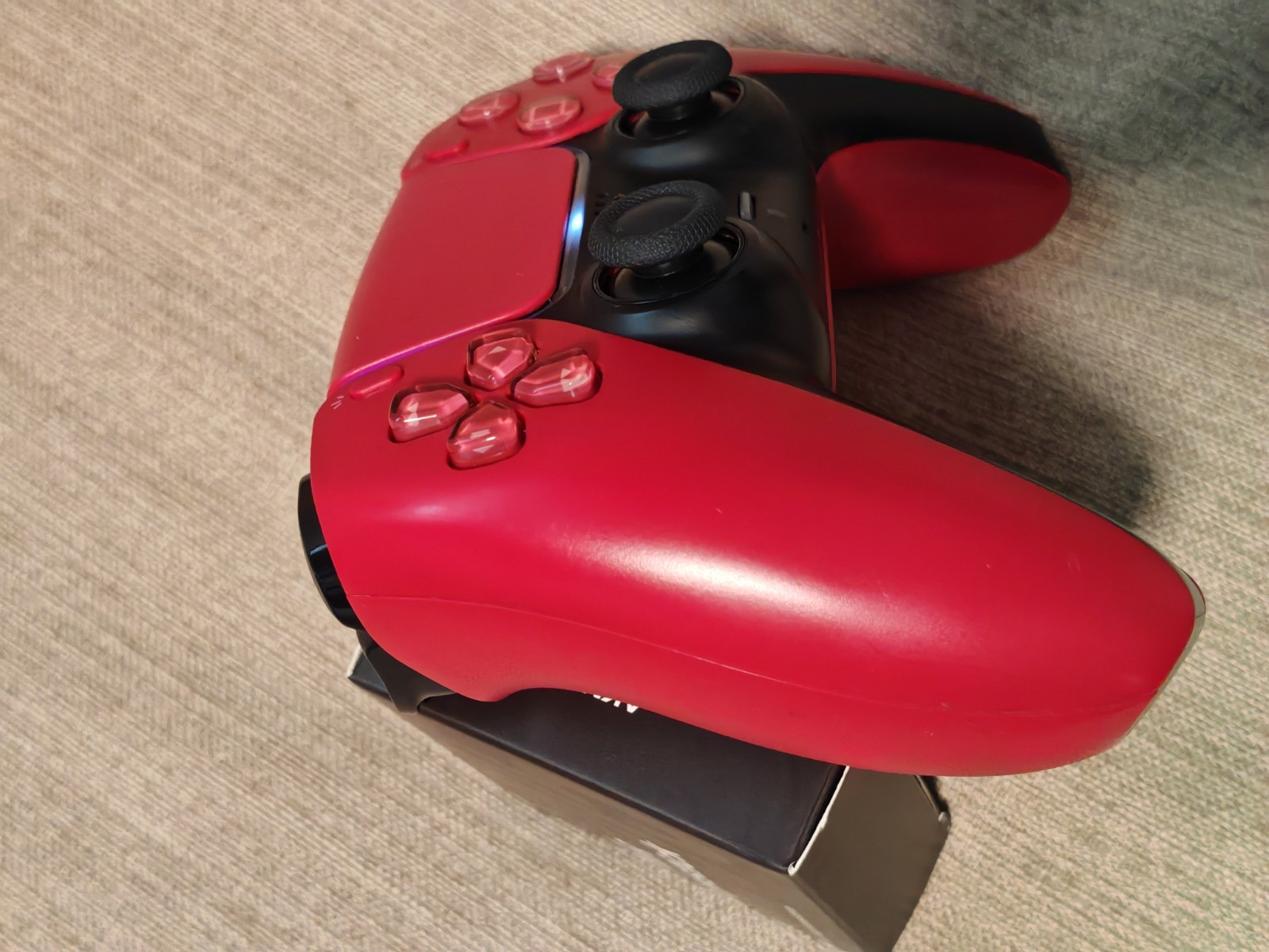 Custom TMR Joystick Aknes PlayStation 5 DualSense Controller Ps5 – Cosmic Red