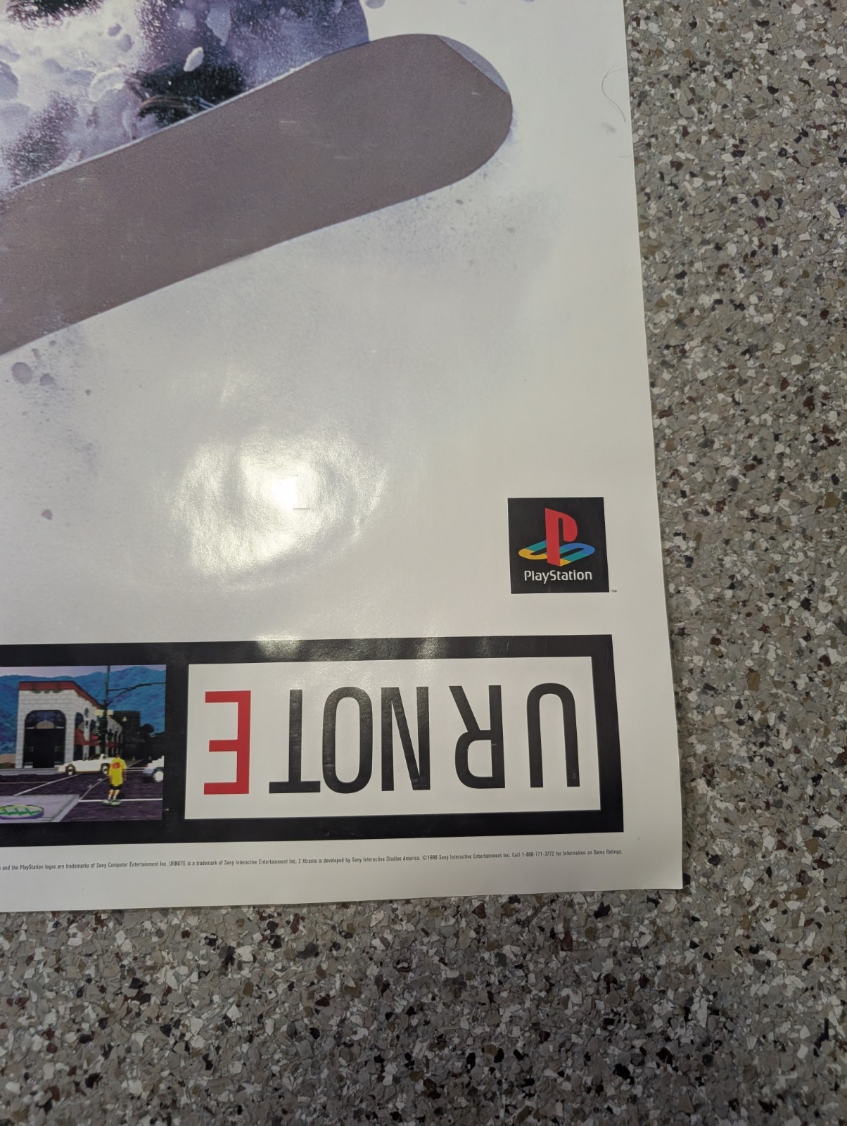 Twisted Metal 2 / 2 Xtreme Double Sided Poster Promo Very Rare PS1 22×28 In