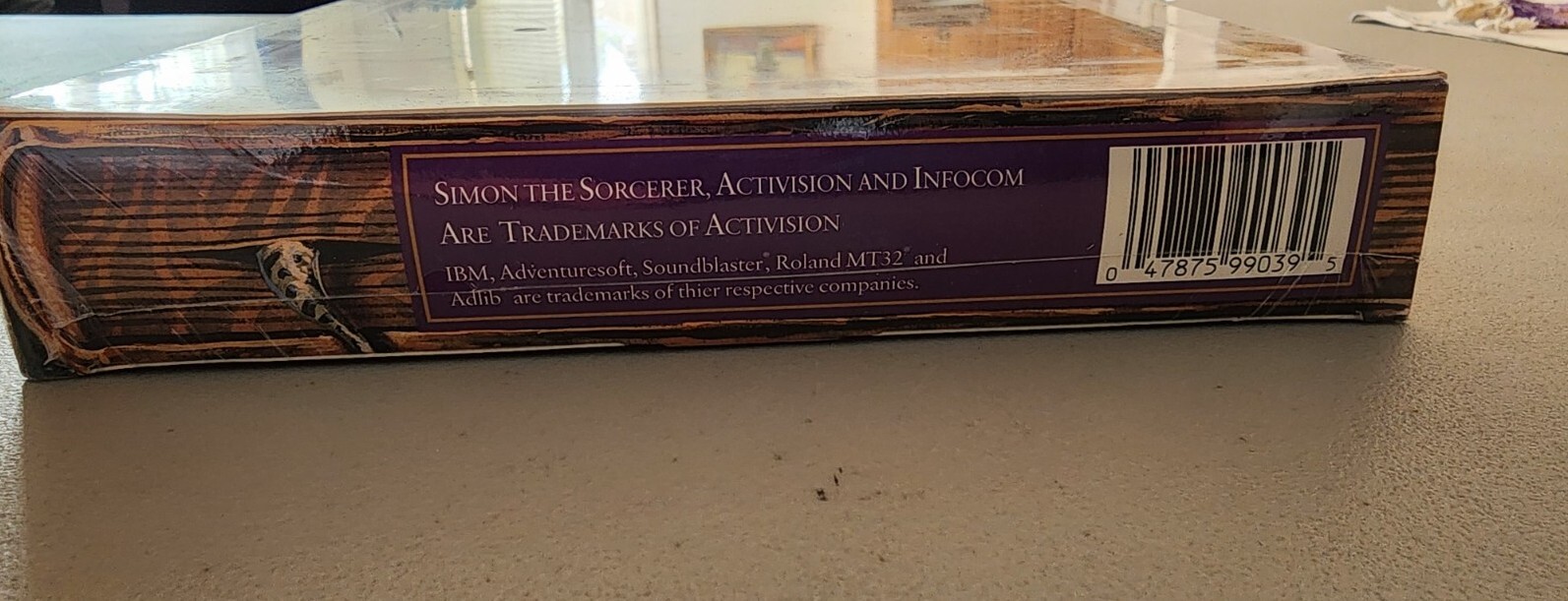 Simon the Sorcerer Infocom – Big Box MS-DOS PC New Sealed!!!