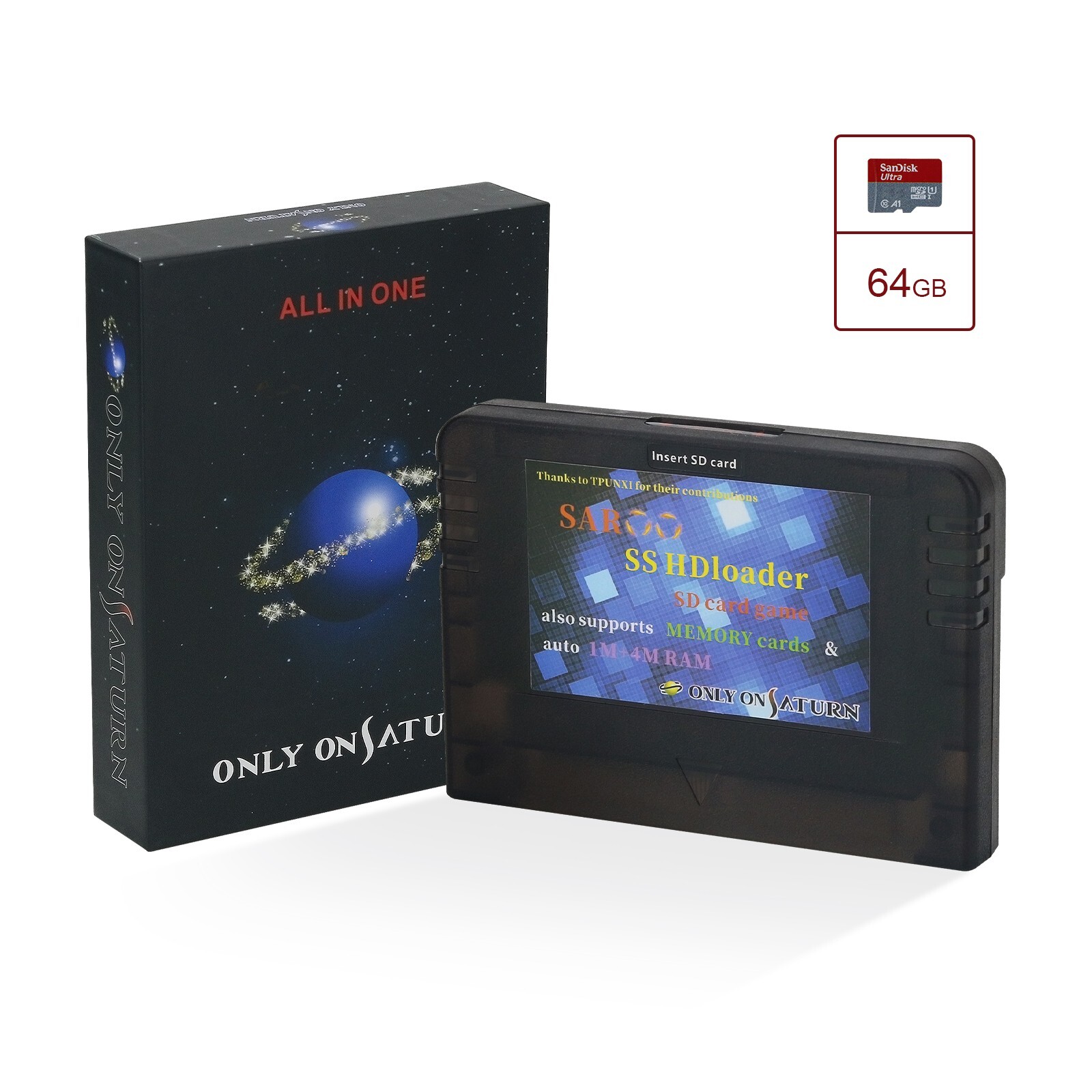 SAROO Hardware Drive-free Game Programmer HDloader for Sega Game 2024 NEW!