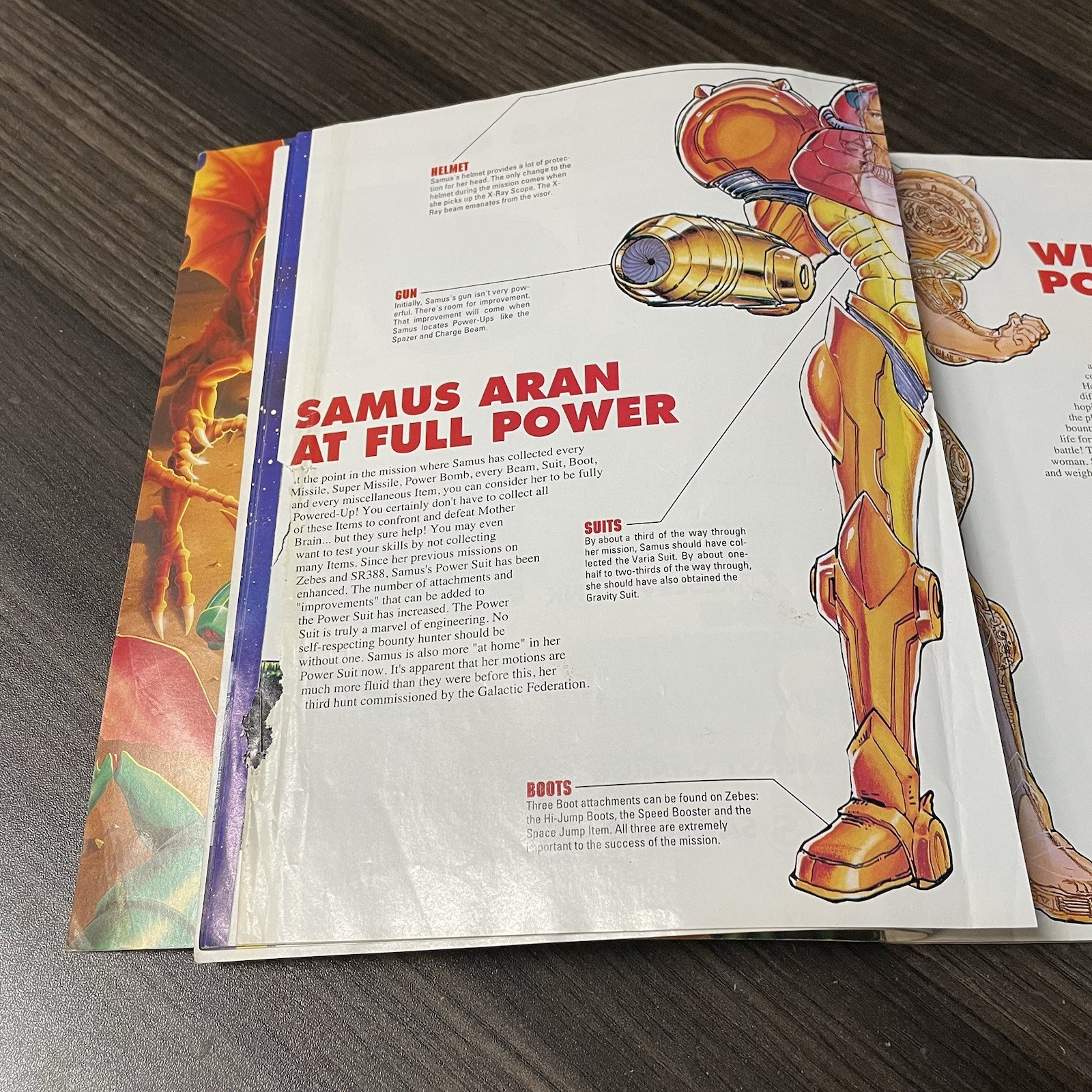 Super Metroid Nintendo Player’s Guide + Fold Out Map