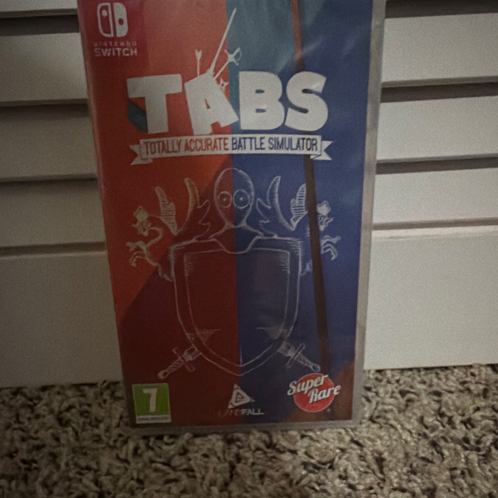 Super Rare TABS Totally Accurate Battle Simulator Nintendo Switch PAL PEGI 7