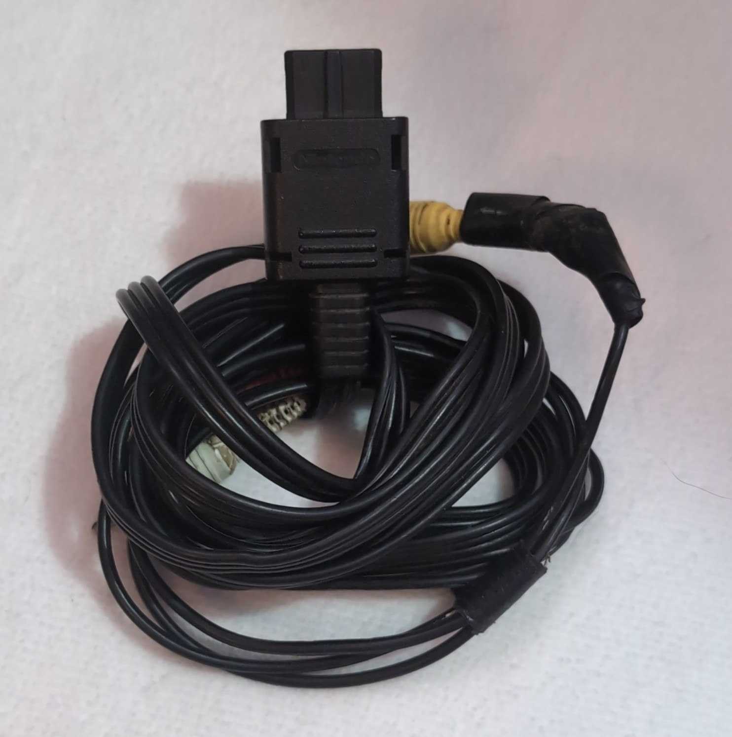 Nintendo Proprietary to 3.5mm Jack Male Right Angle Audio Cable, Black