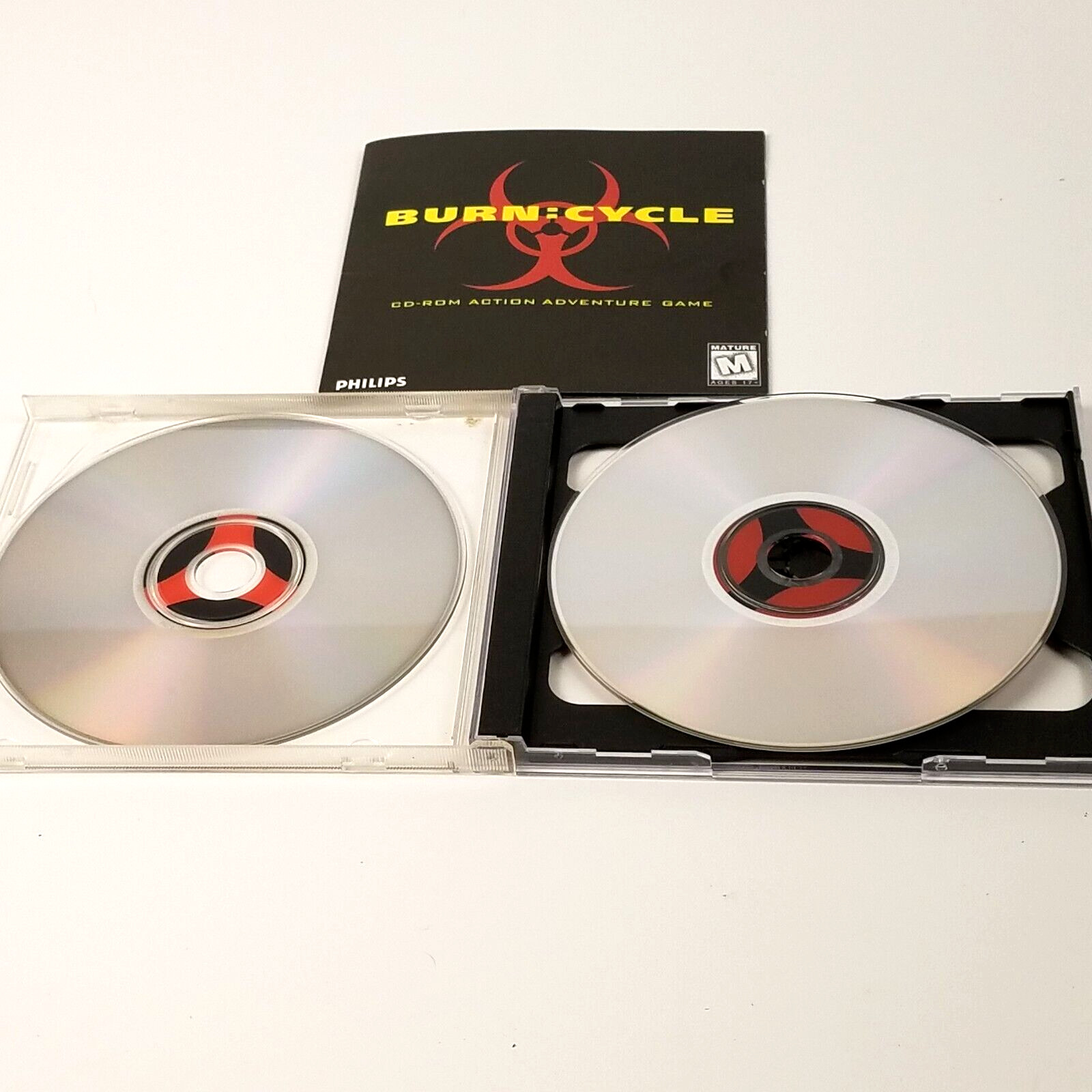 Burn Cycle PC/Mac/CD-ROM Big Box Complete in Box FMV Style Game w/ Soundtrack