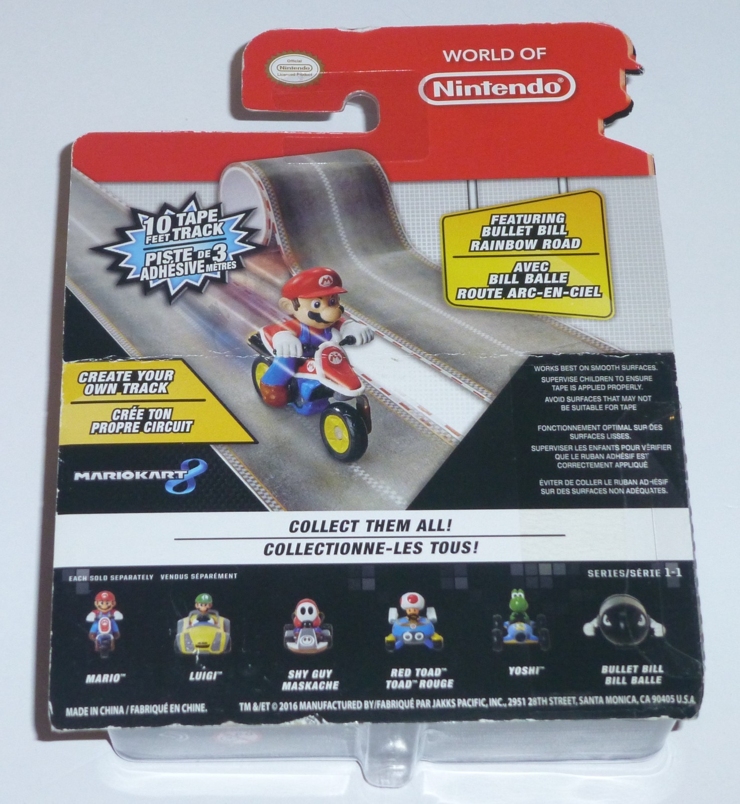 World of Nintendo – Bullet Bill Tape Racer, Jakks Pacific 2016, Mario Kart 8