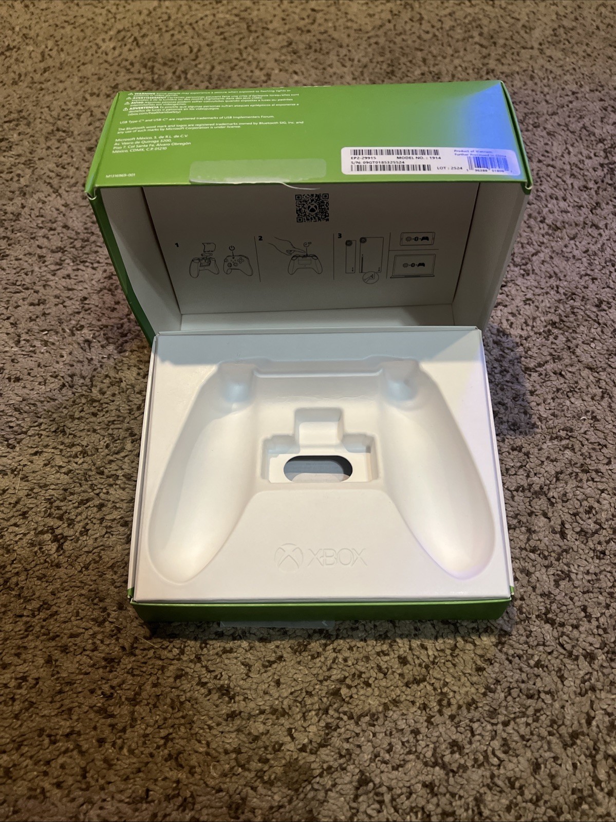 Xbox Series X|S Special Edition Controller Velocity Green Box Only