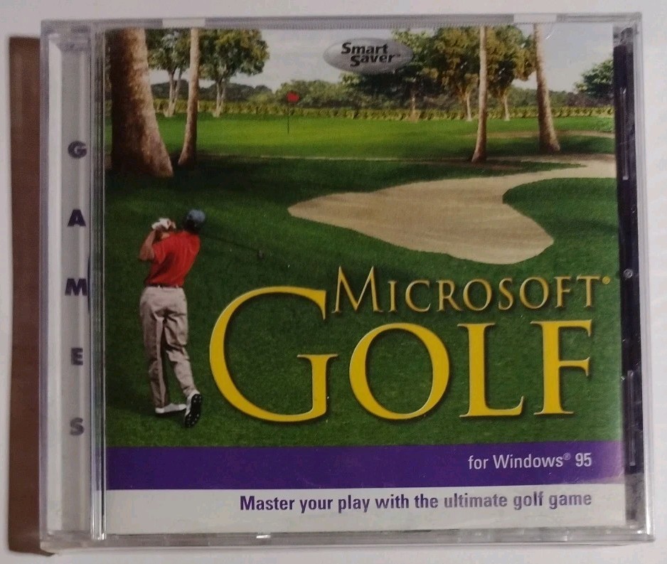 Microsoft Golf for Windows 95 (PC CD-ROM, SmartSaver, 2000) Brand New/Sealed