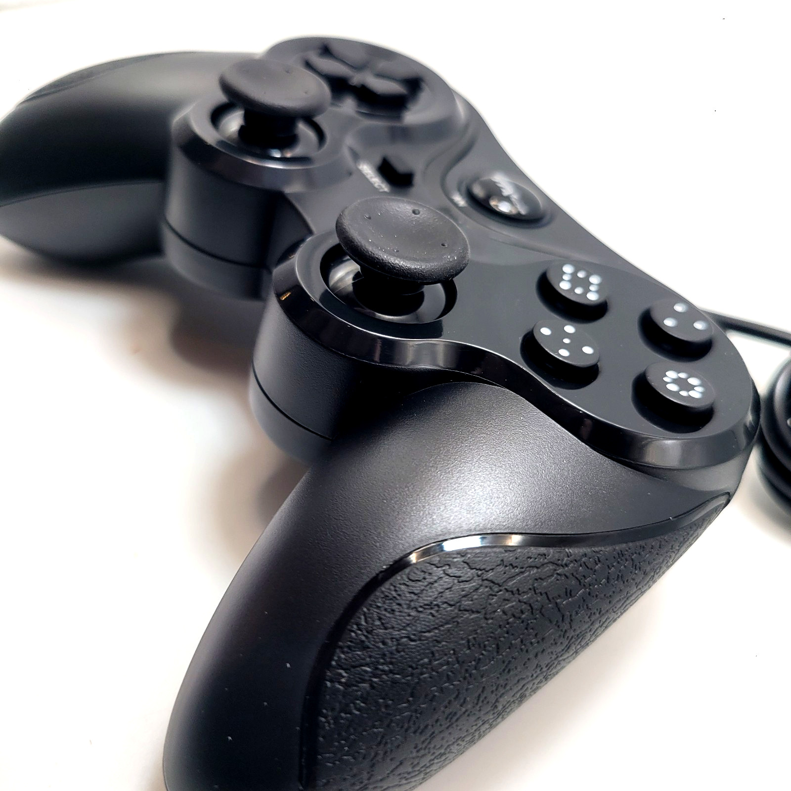 PS One / Playstation 2 / PS1 Analog Wired Controller (PSX/PS2) – Slate Black