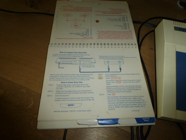 Tomy Tutor Computer System with 2 games + manual TESTED works great! RARE
