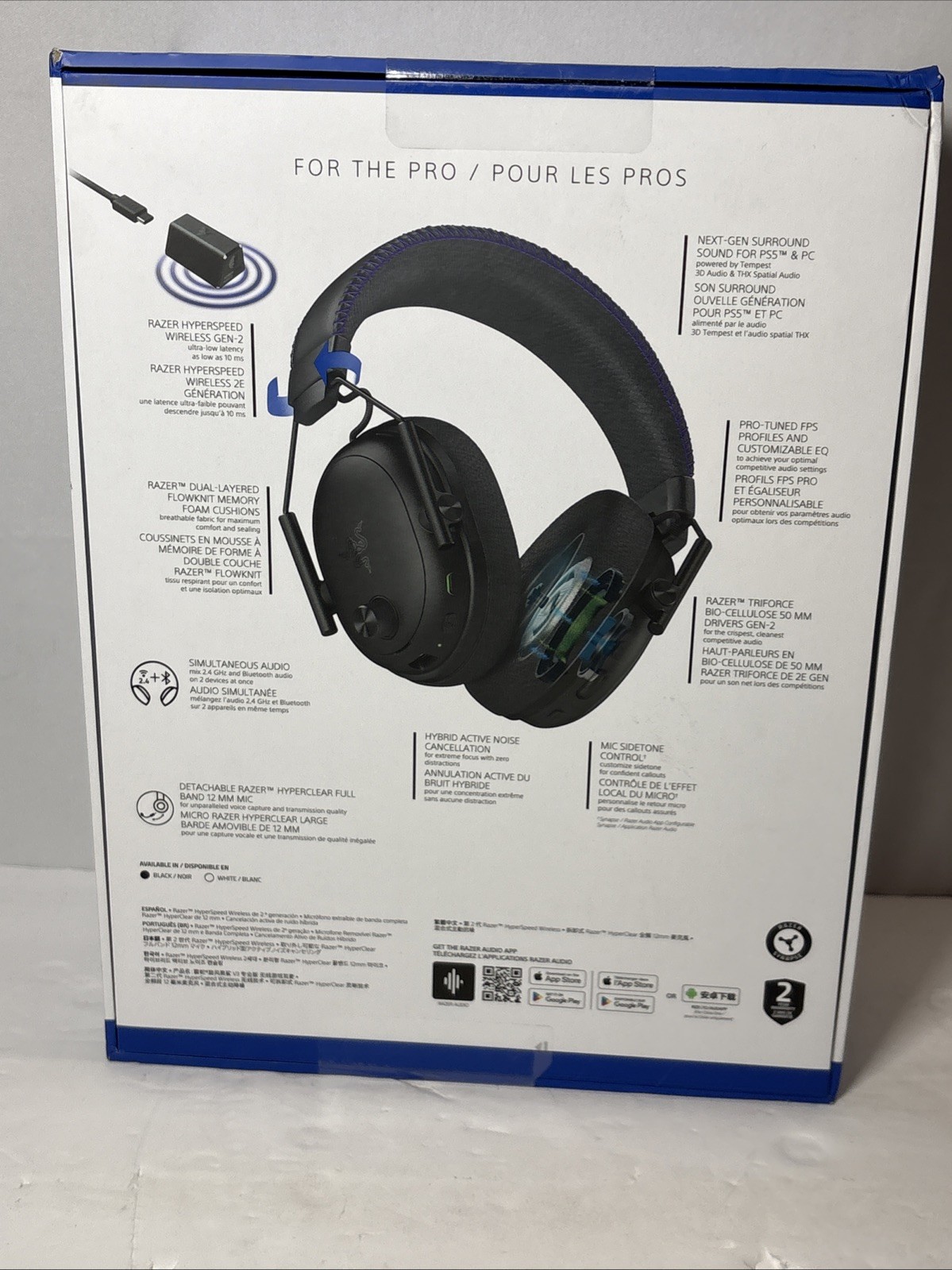 Razer – BlackShark V3 Pro ANC Wireless Over-the-Ear Headset for PlayStation